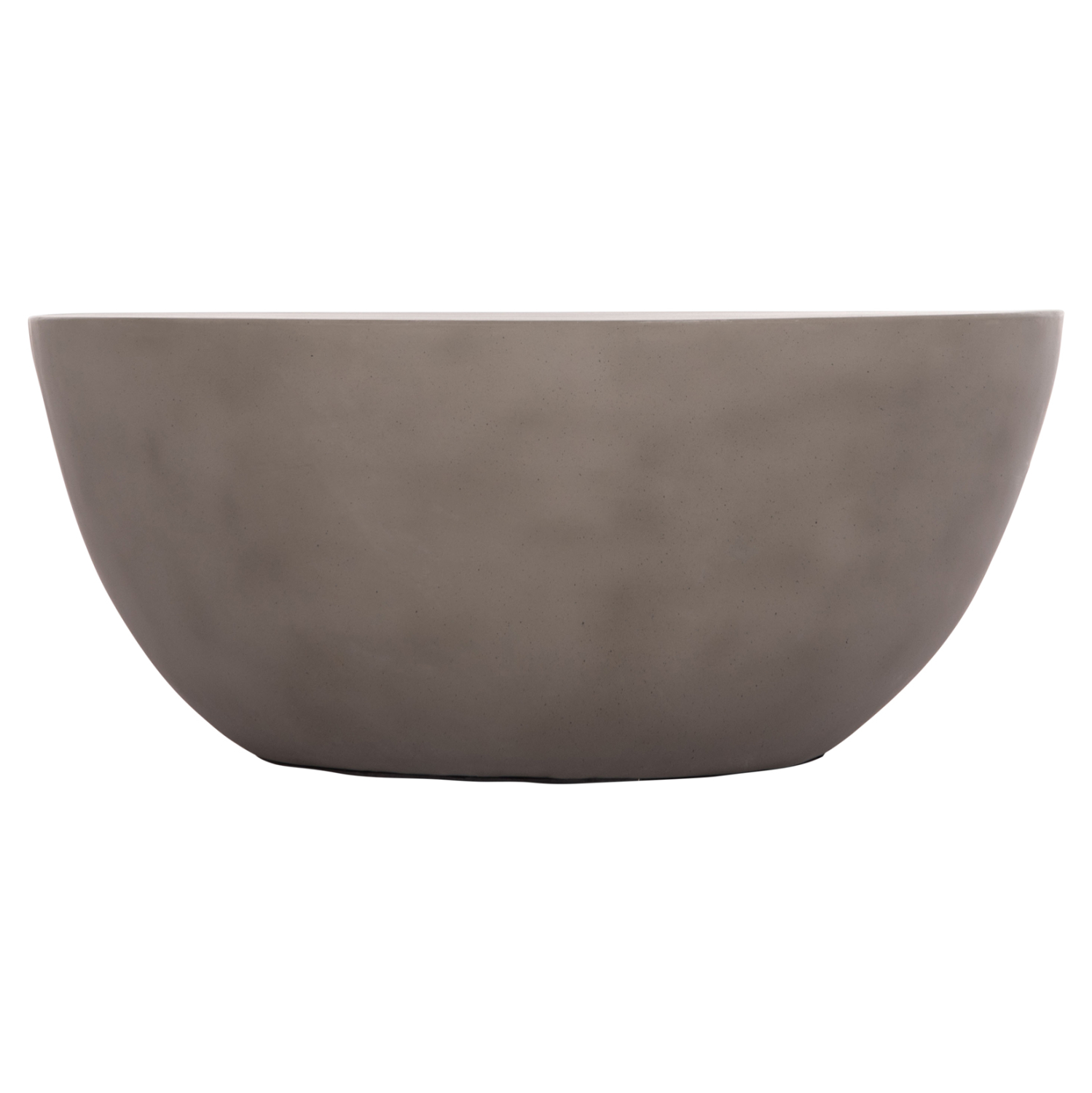 ΤΡΑΠΕΖΙ ΣΑΛΟΝΙΟΥ ΣΤΡΟΓΓΥΛΟ ALLAN HM18162.03 FIBER CEMENT ΣΕ ΓΚΡΙ--Φ92x49Υεκ. 3