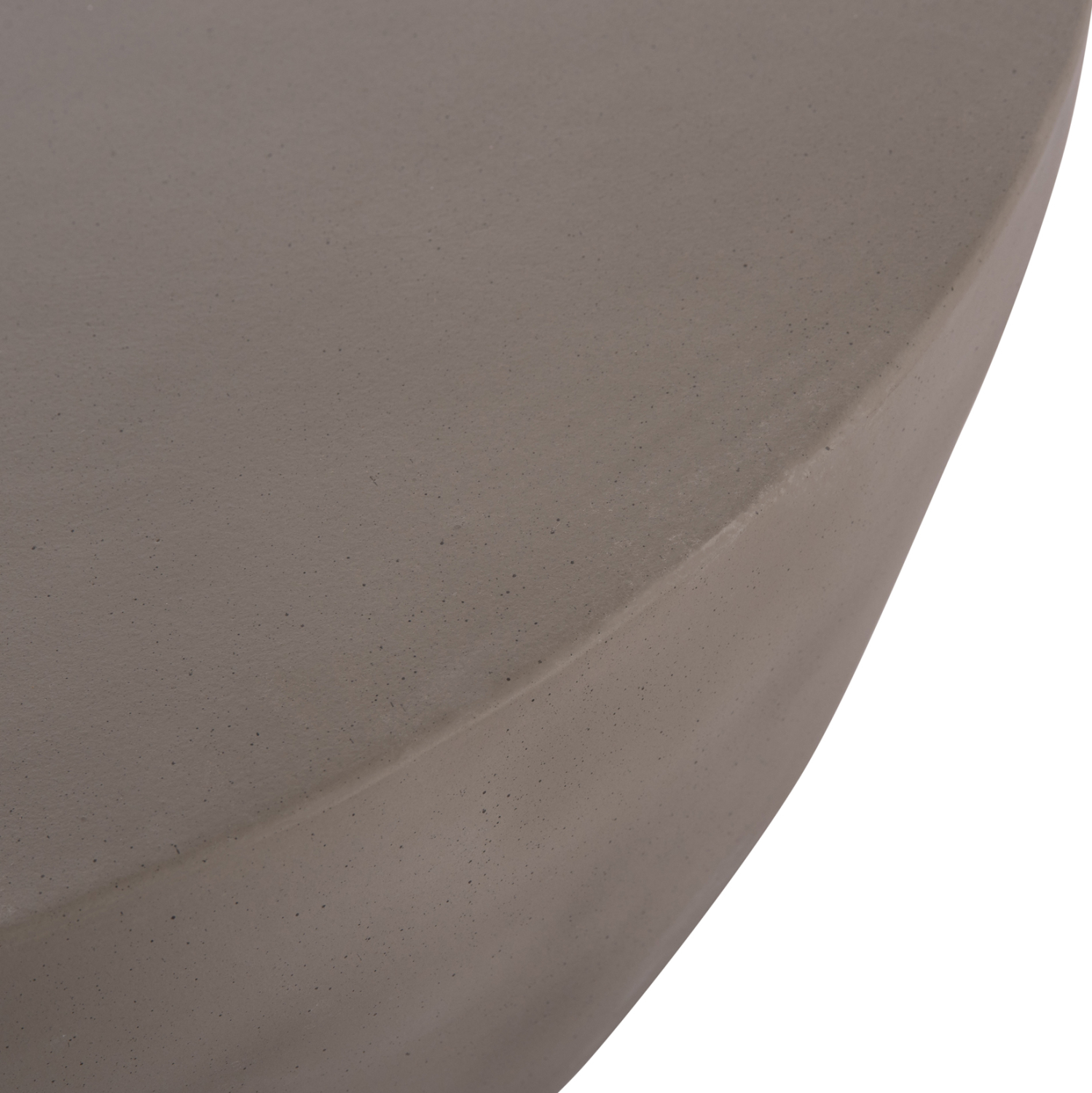 ΤΡΑΠΕΖΙ ΣΑΛΟΝΙΟΥ ΣΤΡΟΓΓΥΛΟ ALLAN HM18162.03 FIBER CEMENT ΣΕ ΓΚΡΙ--Φ92x49Υεκ. 6