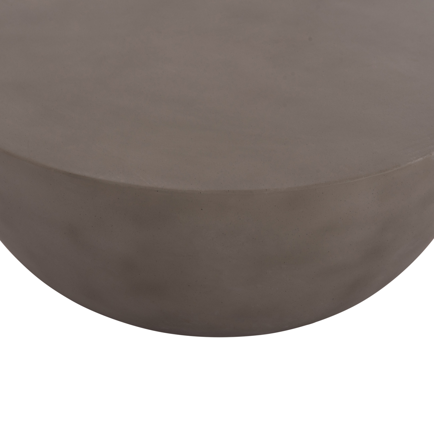 ΤΡΑΠΕΖΙ ΣΑΛΟΝΙΟΥ ΣΤΡΟΓΓΥΛΟ ALLAN HM18162.03 FIBER CEMENT ΣΕ ΓΚΡΙ--Φ92x49Υεκ. 9