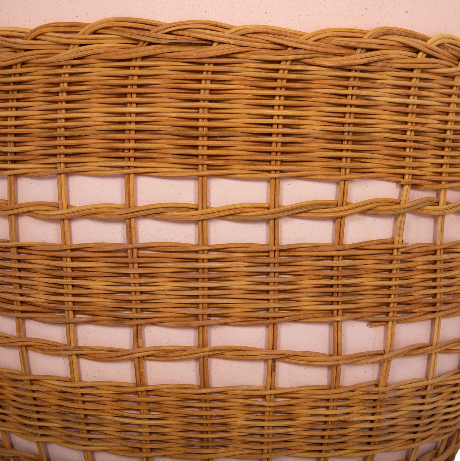 ΒΟΗΘΗΤΙΚΟ ΤΡΑΠΕΖΙ VILHENA HM18166 FIBER CEMENT ΡΟΖ-RATTAN ΦΥΣΙΚΟ Φ44.5x45Υεκ. 8