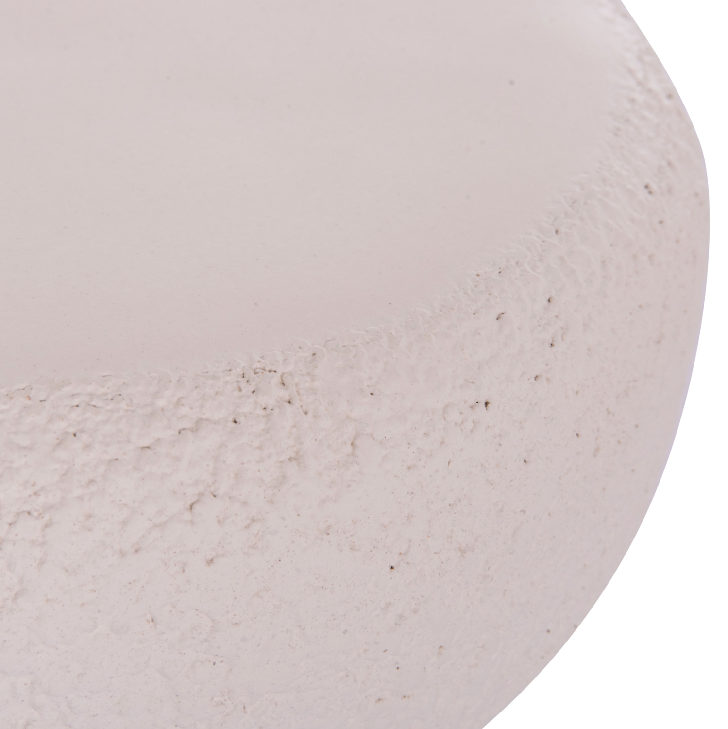 ΣΚΑΜΠΟ ΣΤΡΟΓΓΥΛΟ INTERON HM18171.02 FIBER CEMENT ΣΕ ΛΕΥΚΟ--Φ34x39Υεκ. 6