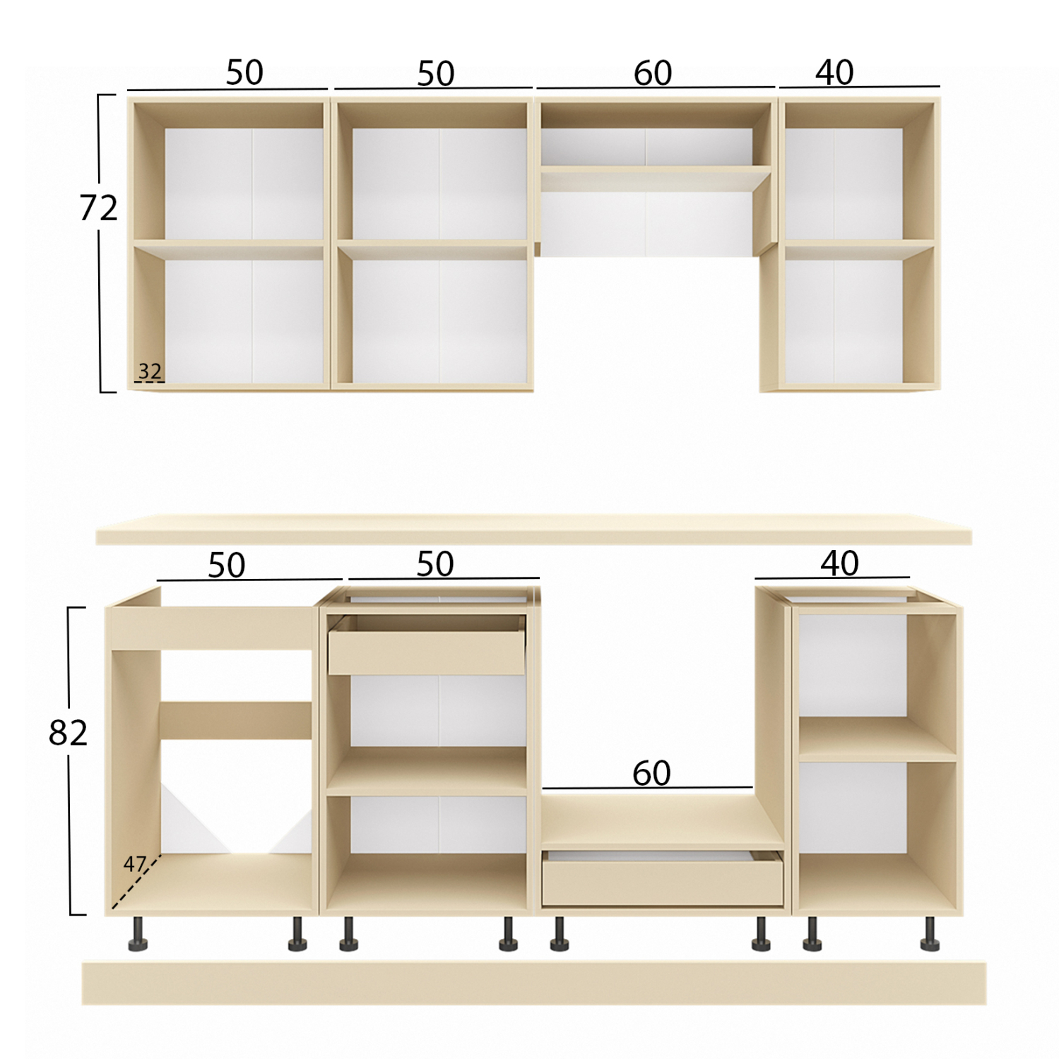 ΣΥΝΘΕΣΗ ΚΟΥΖΙΝΑΣ ΜΕΛΑΜΙΝΗ ΑΝΘΡΑΚΙ-ΠΑΓΚΟΣ ΟΨΗ ΜΠΕΖ ΜΑΡΜΑΡΟ 200x47x84,8Υεκ.HM2470.01 2