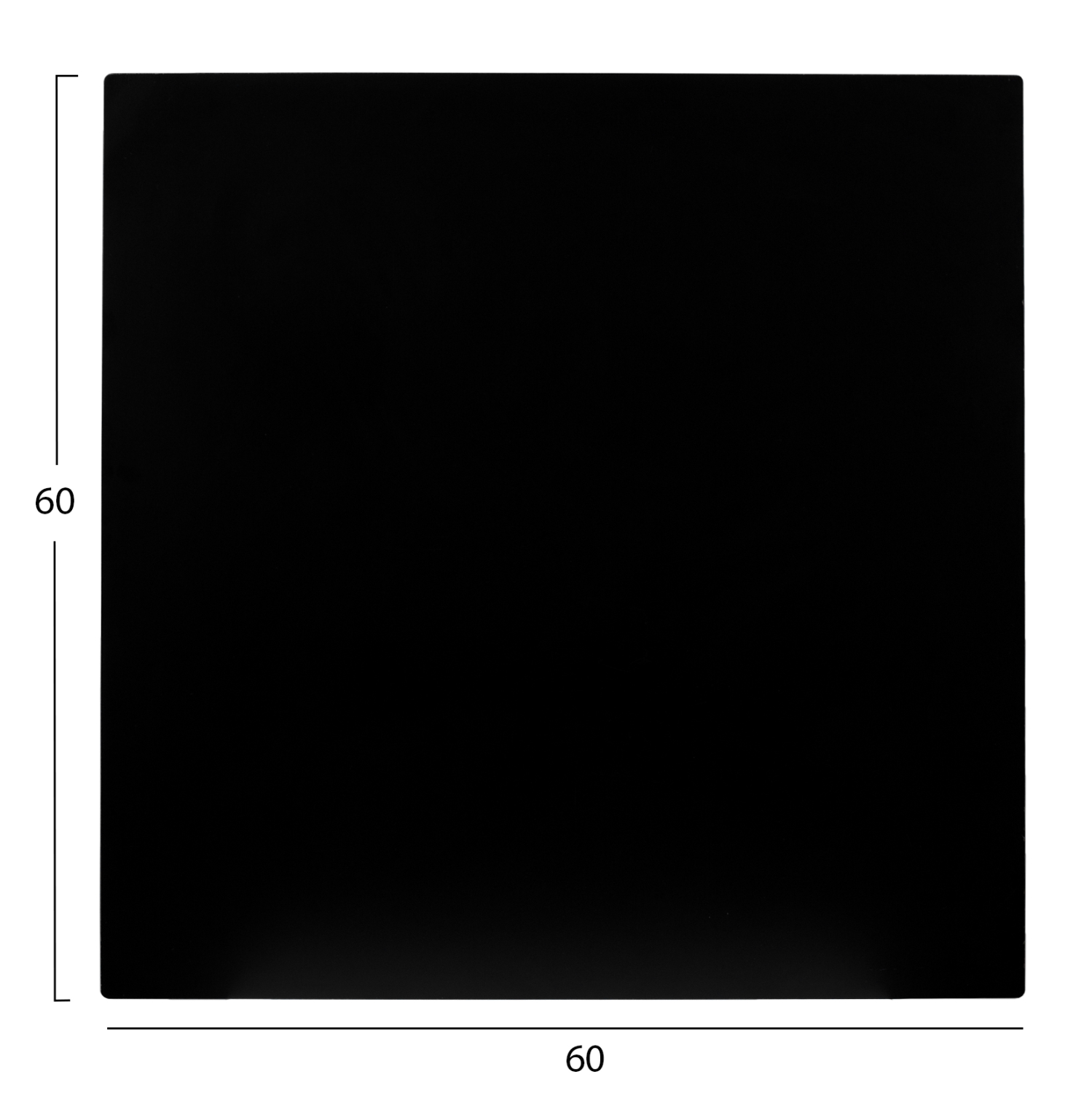 ΕΠΙΦΑΝΕΙΑ ΤΡΑΠΕΖΙΟΥ HPL ΤΕΤΡΑΓΩΝΗ HM5837.21 ΜΑΥΡΟ 60x60εκ. 2