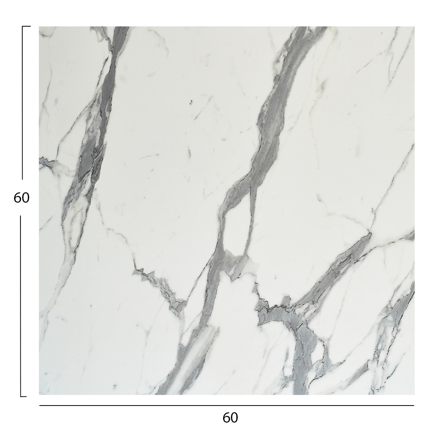 ΕΠΙΦΑΝΕΙΑ ΤΡΑΠΕΖΙΟΥ HPL ΤΕΤΡΑΓΩΝΗ HM5837.31 WHITE MARBLE 60x60εκ. 2