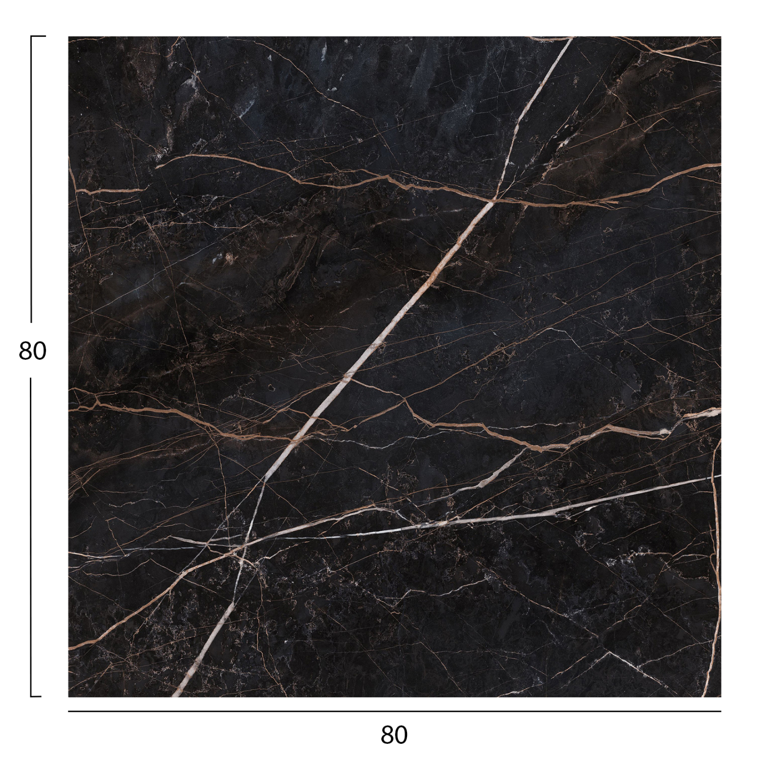 ΕΠΙΦΑΝΕΙΑ ΤΡΑΠΕΖΙΟΥ ΤΕΤΡΑΓΩΝΗ HPL HM5839.34 BLACK MARBLE 80x80εκ 2