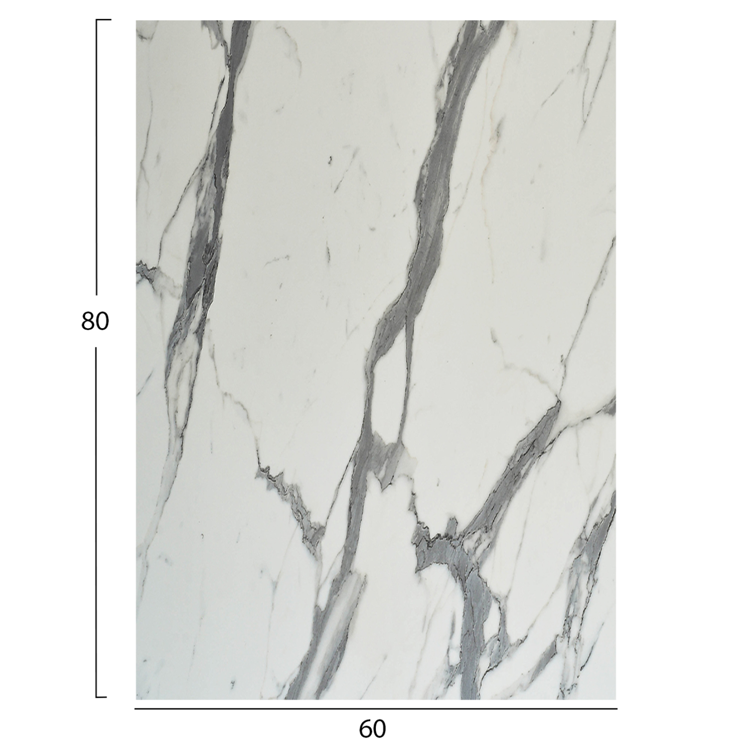 ΕΠΙΦΑΝΕΙΑ ΤΡΑΠΕΖΙΟΥ HPL ΟΡΘΟΓΩΝΙΑ HM6350.31 ΛΕΥΚΟ ΜΑΡΜΑΡΟ 60x80εκ. 2