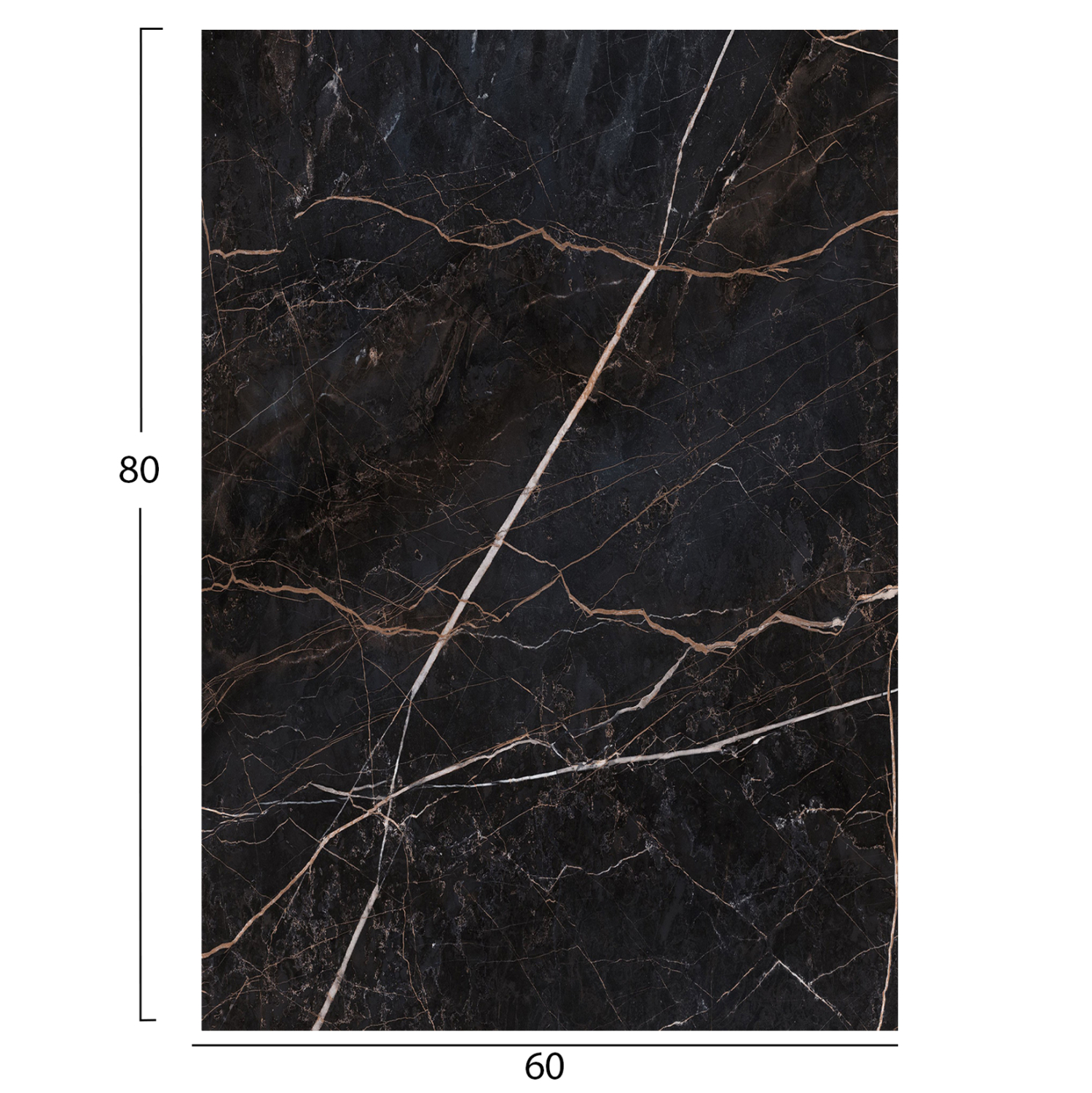 ΕΠΙΦΑΝΕΙΑ ΤΡΑΠΕΖΙΟΥ HPL ΟΡΘΟΓΩΝΙΑ HM6350.34 BLACK MARBLE 60x80εκ. 2