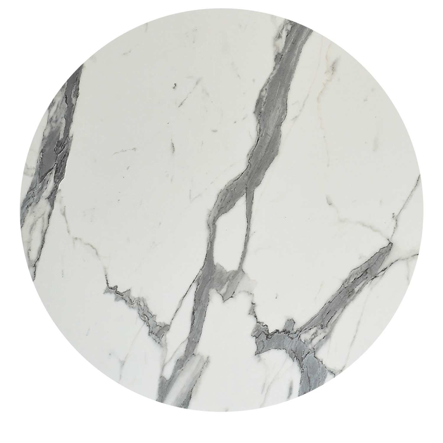 ΕΠΙΦΑΝΕΙΑ ΤΡΑΠΕΖΙΟΥ HPL ΣΤΡΟΓΓΥΛΗ HM6351.31 ΛΕΥΚΟ ΜΑΡΜΑΡΟ Φ120εκ. 1