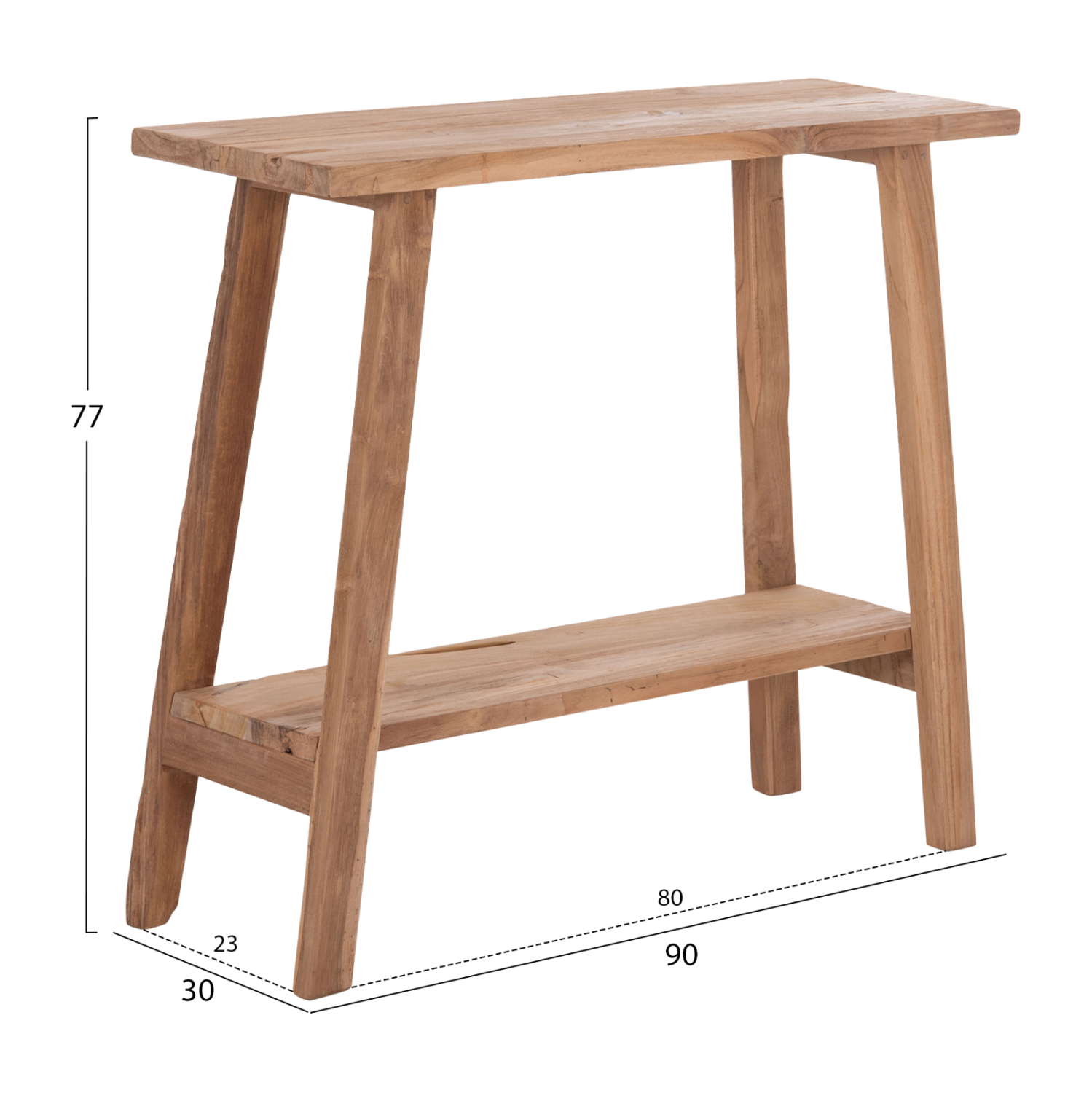 ΚΟΝΣΟΛΑ TALIBER HM18256 ΞΥΛΟ TEAK ΣΕ ΦΥΣΙΚΟ ΧΡΩΜΑ 90x30x77Υεκ. 2