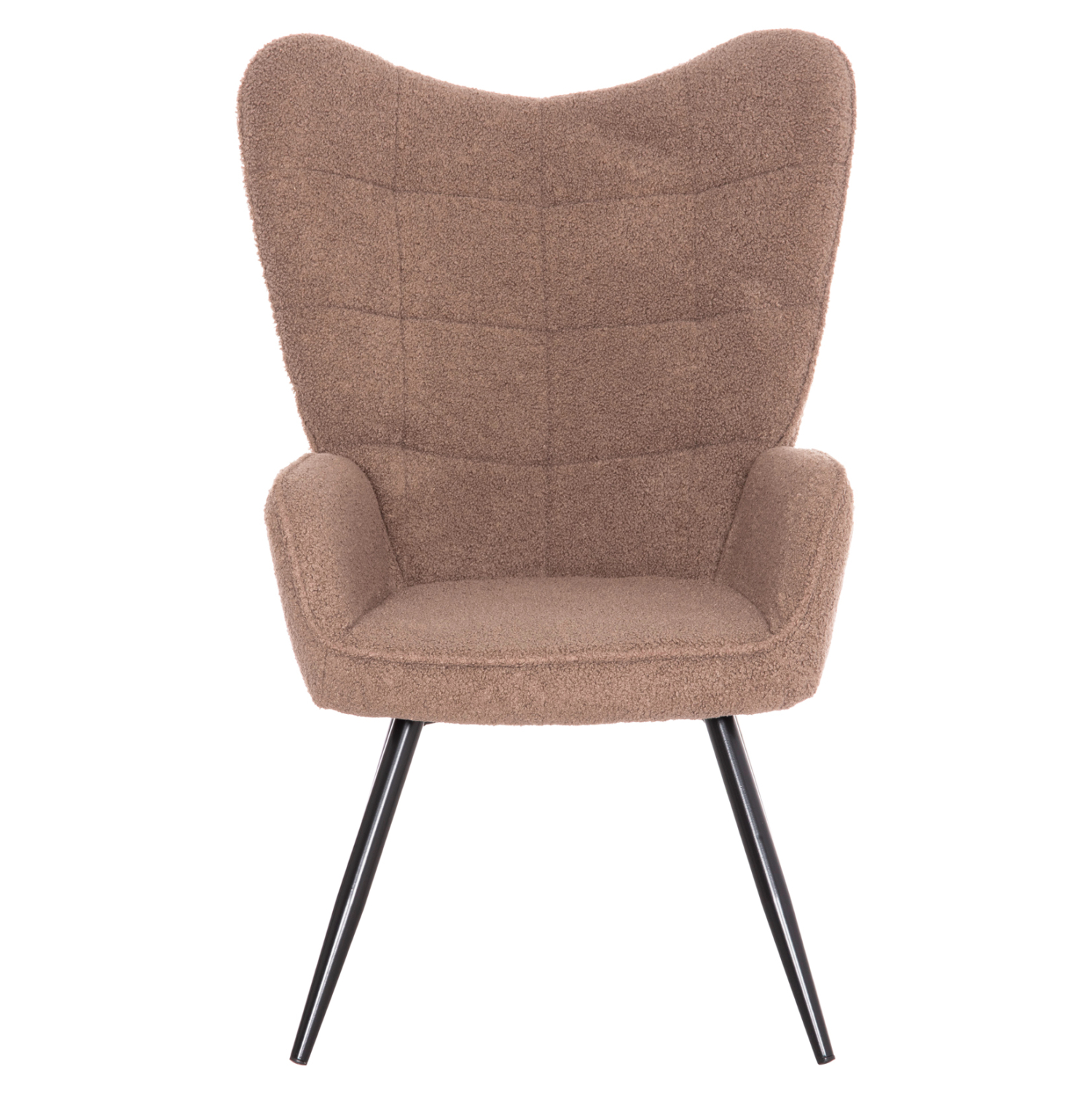 ΠΟΛΥΘΡΟΝΑ ΜΠΕΡΖΕΡΑ CRAWLEY ΜΕ ΥΠΟΠΟΔΙΟ HM8918.26 ΥΦΑΣΜΑ ΜΠΟΥΚΛΕ ΚΑΦΕ 69x73x96Yεκ. 5