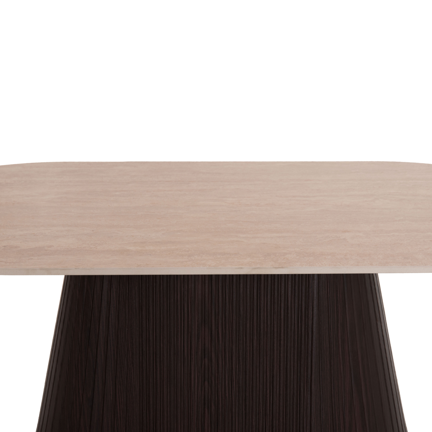 ΤΡΑΠΕΖΙ ΣΑΛΟΝΙΟΥ ΟΒΑΛ CATER HM18321 ΚΕΡΑΜΙΚΟ TOP ΟΨΗ ΤΡΑΒΕΡΤΙΝΑΣ-MDF ΒΑΣΗ 120x60x46Υεκ 6