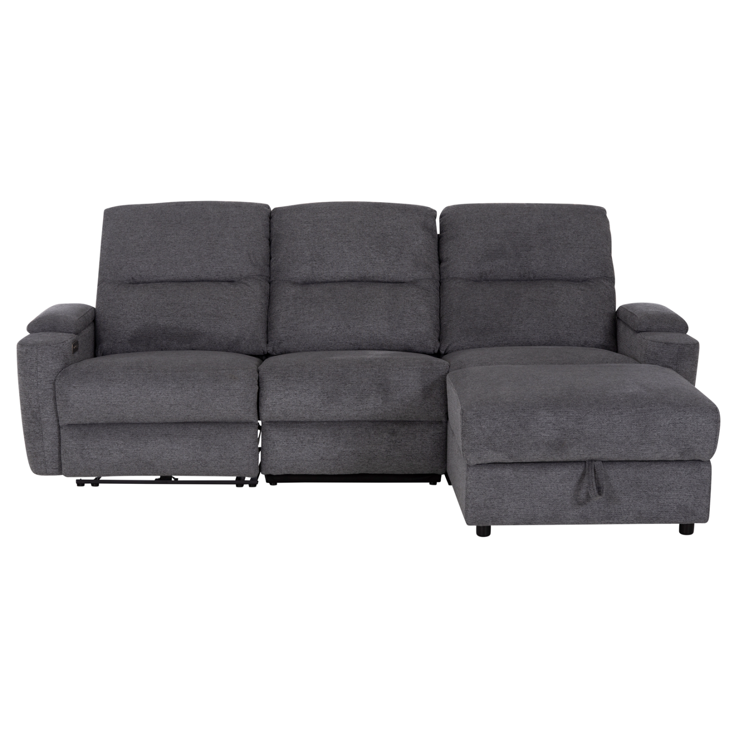 ΚΑΝΑΠΕΣ ΔΕΞΙΑ ΓΩΝΙΑ SYNTHIA HM3308.03R ΑΝΑΚΛΙΣΗ &amp; ΑΠΟΘ.ΧΩΡΟΣ--ΓΚΡΙ 245x170x98Υεκ 3
