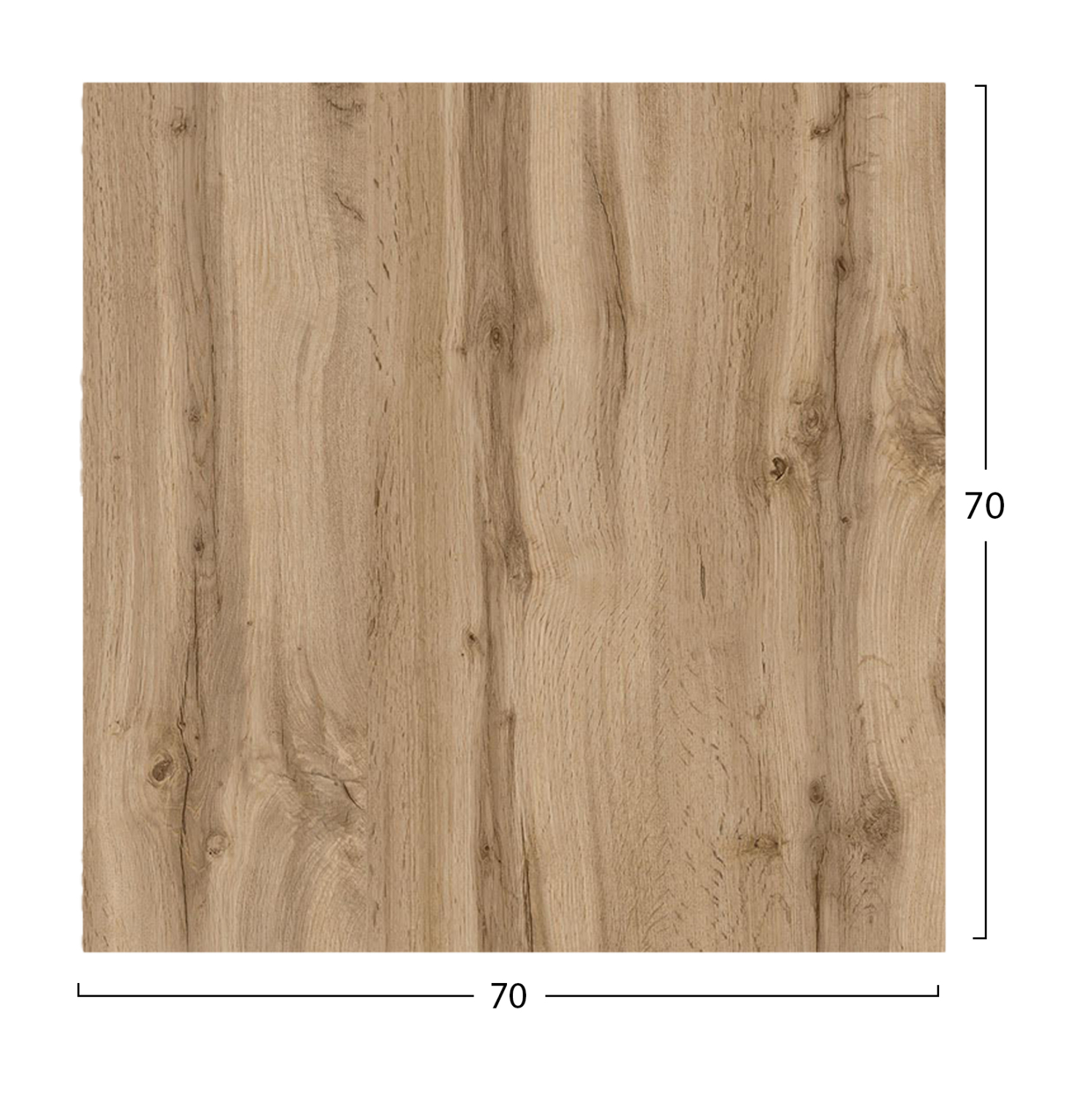 ΕΠΙΦΑΝΕΙΑ ΤΡΑΠΕΖΙΟΥ HPL ΤΕΤΡΑΓΩΝΗ HM5838.36 SONAMA OAK 70x70εκ. 2