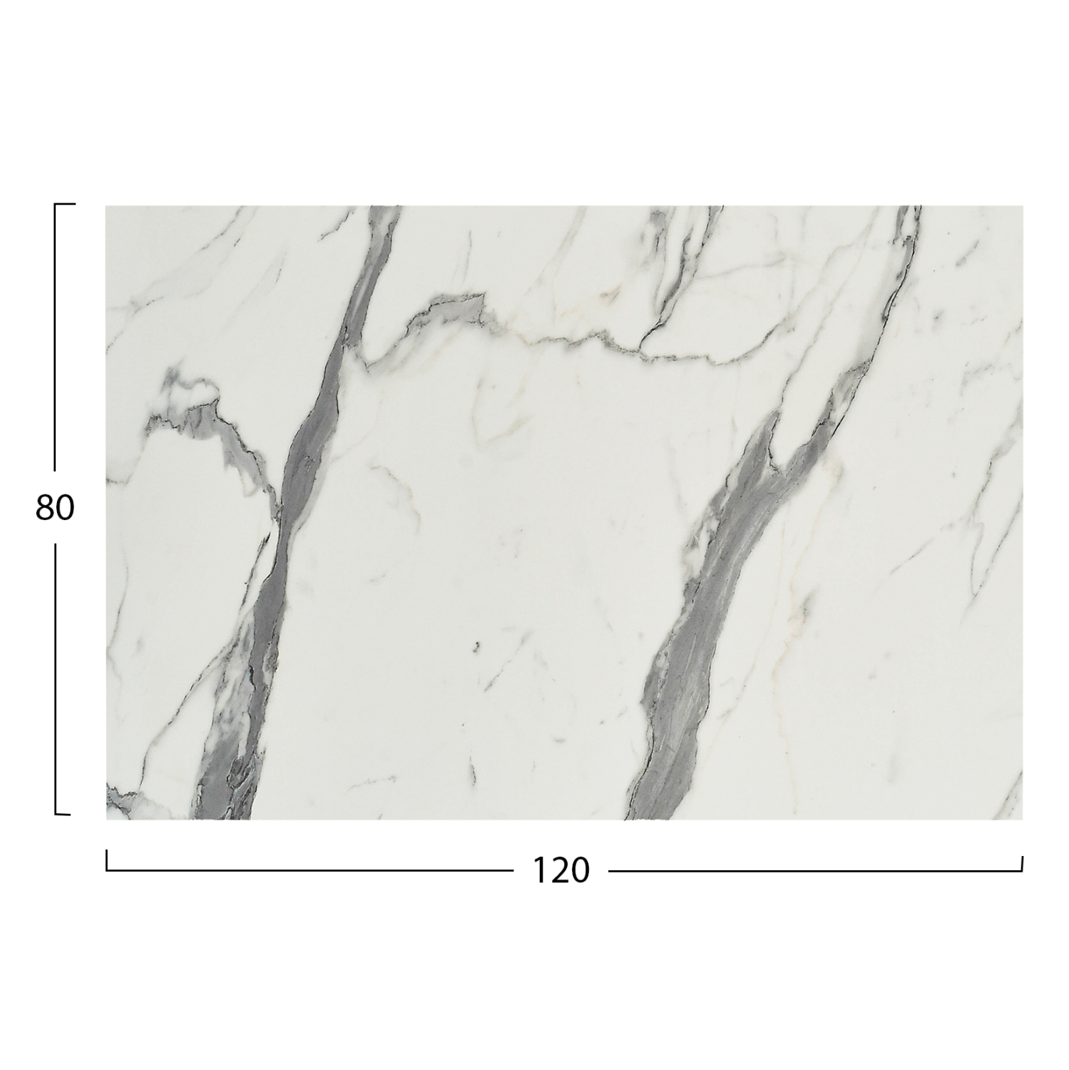 ΕΠΙΦΑΝΕΙΑ ΤΡΑΠΕΖΙΟΥ HPL ΟΡΘΟΓΩΝΙΑ HM5840.31 WHITE MARBLE 120x80εκ. 2