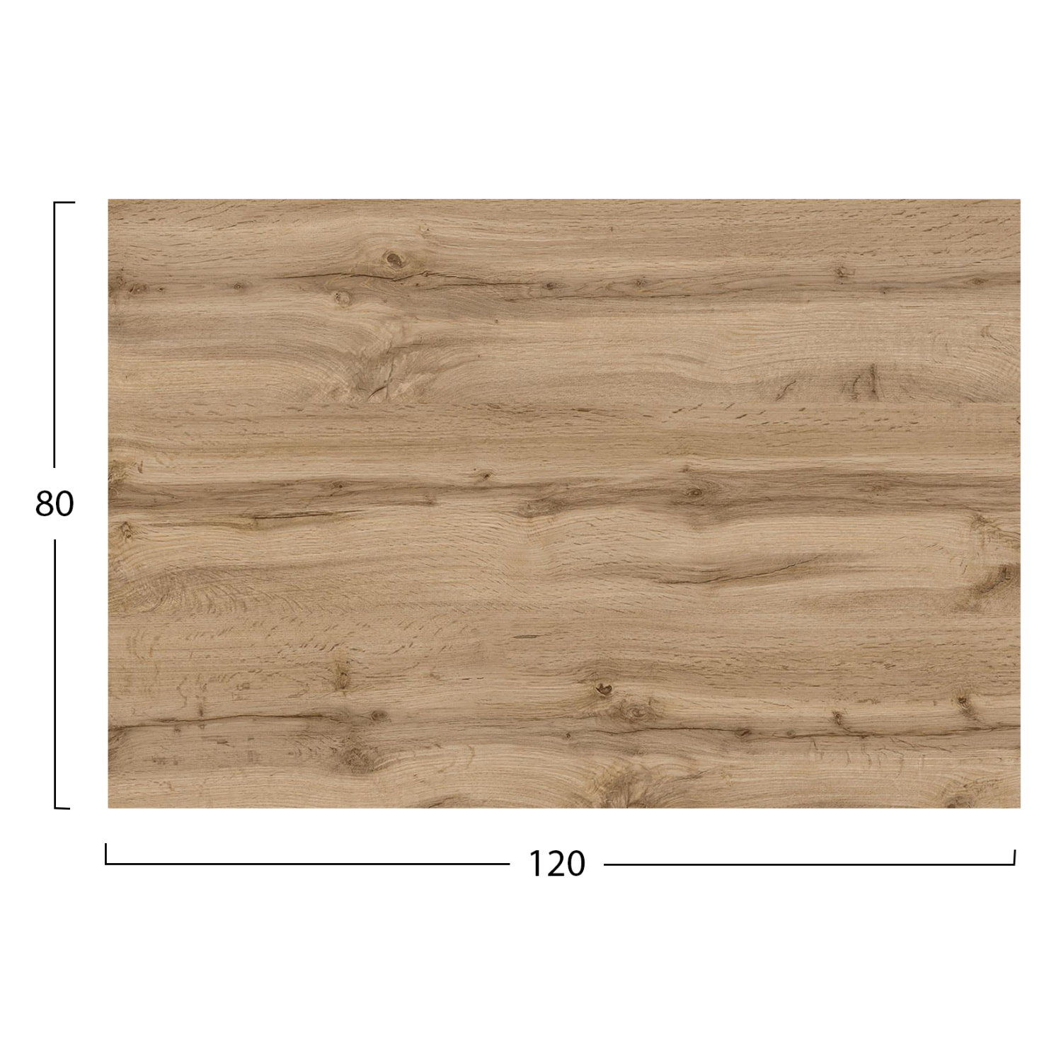ΕΠΙΦΑΝΕΙΑ ΤΡΑΠΕΖΙΟΥ HPL ΟΡΘΟΓΩΝΙΑ HM5840.36 SONAMA OAK 120x80εκ. 2