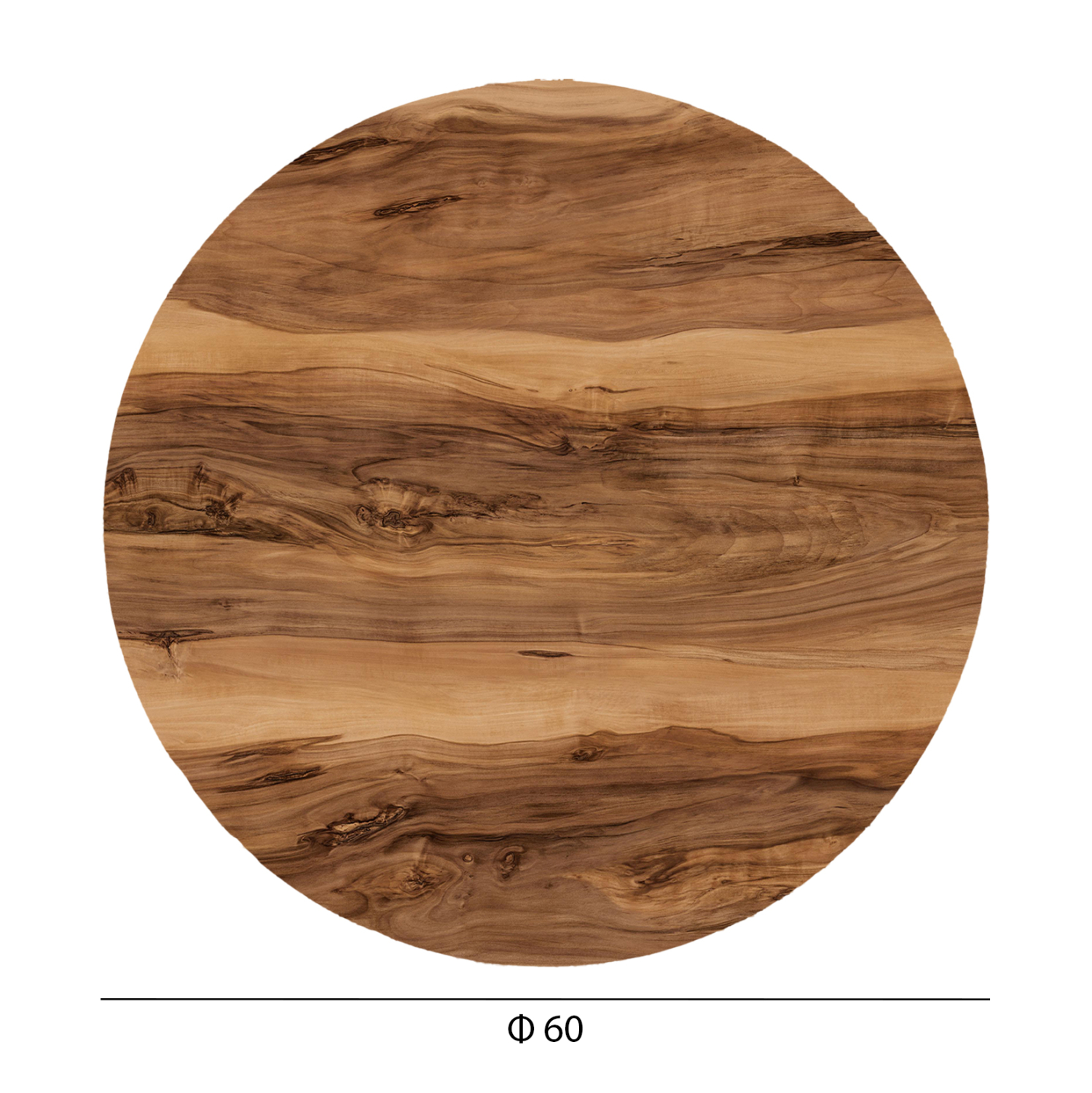 ΕΠΙΦΑΝΕΙΑ ΤΡΑΠΕΖΙΟΥ HPL ΣΤΡΟΓΓΥΛΗ HM5841.30 INDIAN SHESHAM Φ60εκ. 2