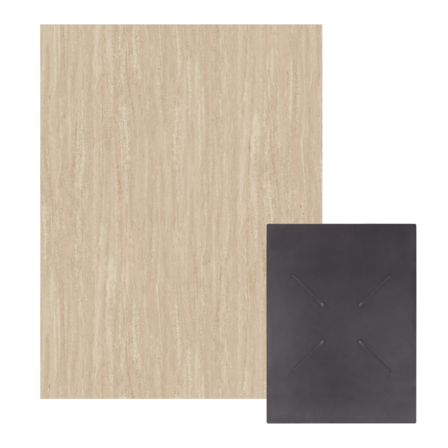 ΕΠΙΦΑΝΕΙΑ ΤΡΑΠΕΖΙΟΥ HPL ΟΡΘΟΓΩΝΙΑ HM6350.35 ΠΕΤΡΑ ΤΡΑΒΕΡΤΙΝΑ 60x80εκ. 1