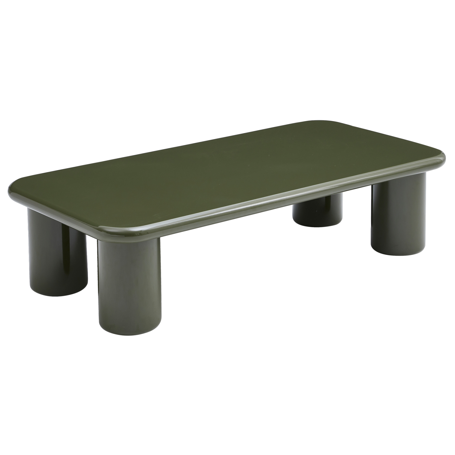 ΤΡΑΠΕΖΙ ΣΑΛΟΝΙΟΥ SOLNA HM18454.07 MDF ΣΕ GLOSSY ΠΡΑΣΙΝΟ 120x60x31Υεκ 1