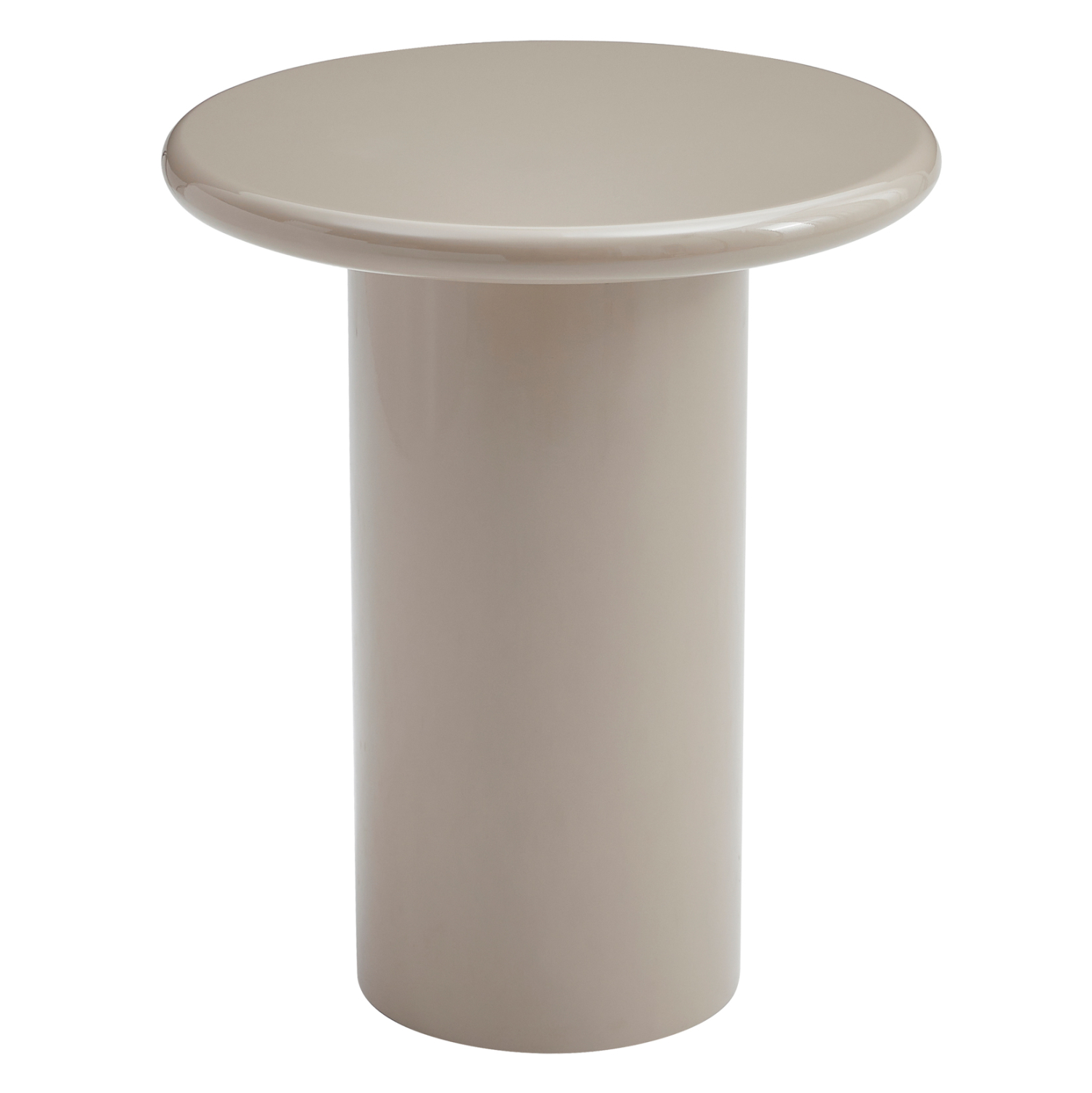 ΒΟΗΘΗΤΙΚΟ ΤΡΑΠΕΖΑΚΙ SOLNA HM18455.05 MDF ΣΕ GLOSSY TAUPE Φ50x59Υεκ 1