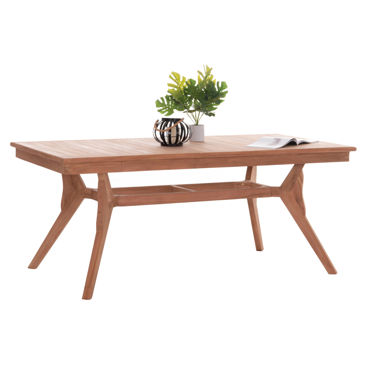 ΤΡΑΠΕΖΙ ΤΡΑΠΕΖΑΡΙΑΣ WONDER HM18116 ΞΥΛΟ TEAK--ΦΥΣΙΚΟ 180x91x75Υεκ. 1