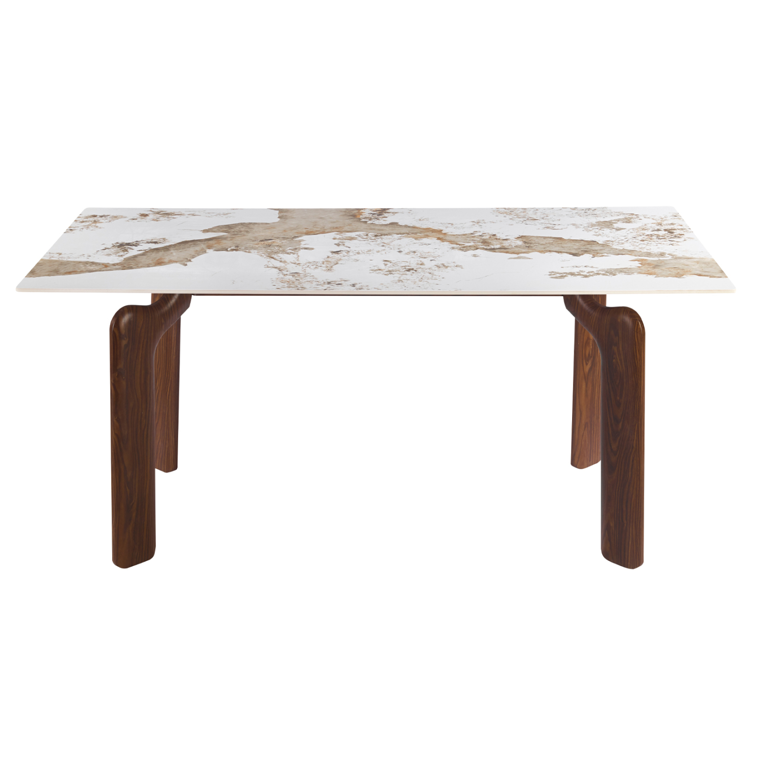 ΤΡΑΠΕΖΙ DALLE HM18479.01 MDF TOP ΟΨΗ ΜΑΡΜΑΡΟΥ-ΜΕΤΑΛ.ΠΟΔΙΑ ΚΑΡΥΔΙ 180x90x76Υεκ 3