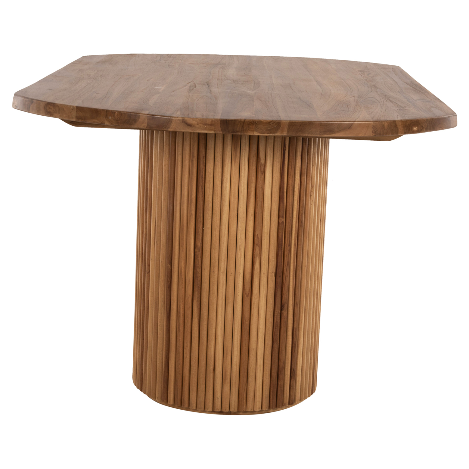 ΤΡΑΠΕΖΙ ΤΡΑΠΕΖΑΡΙΑΣ DREMA HM9893 ΜΑΣΙΦ ΞΥΛΟ ΤΕΑΚ 200Χ110Χ77.5Υεκ. 4εκ.ΕΠΙΦΑΝΕΙΑ 4