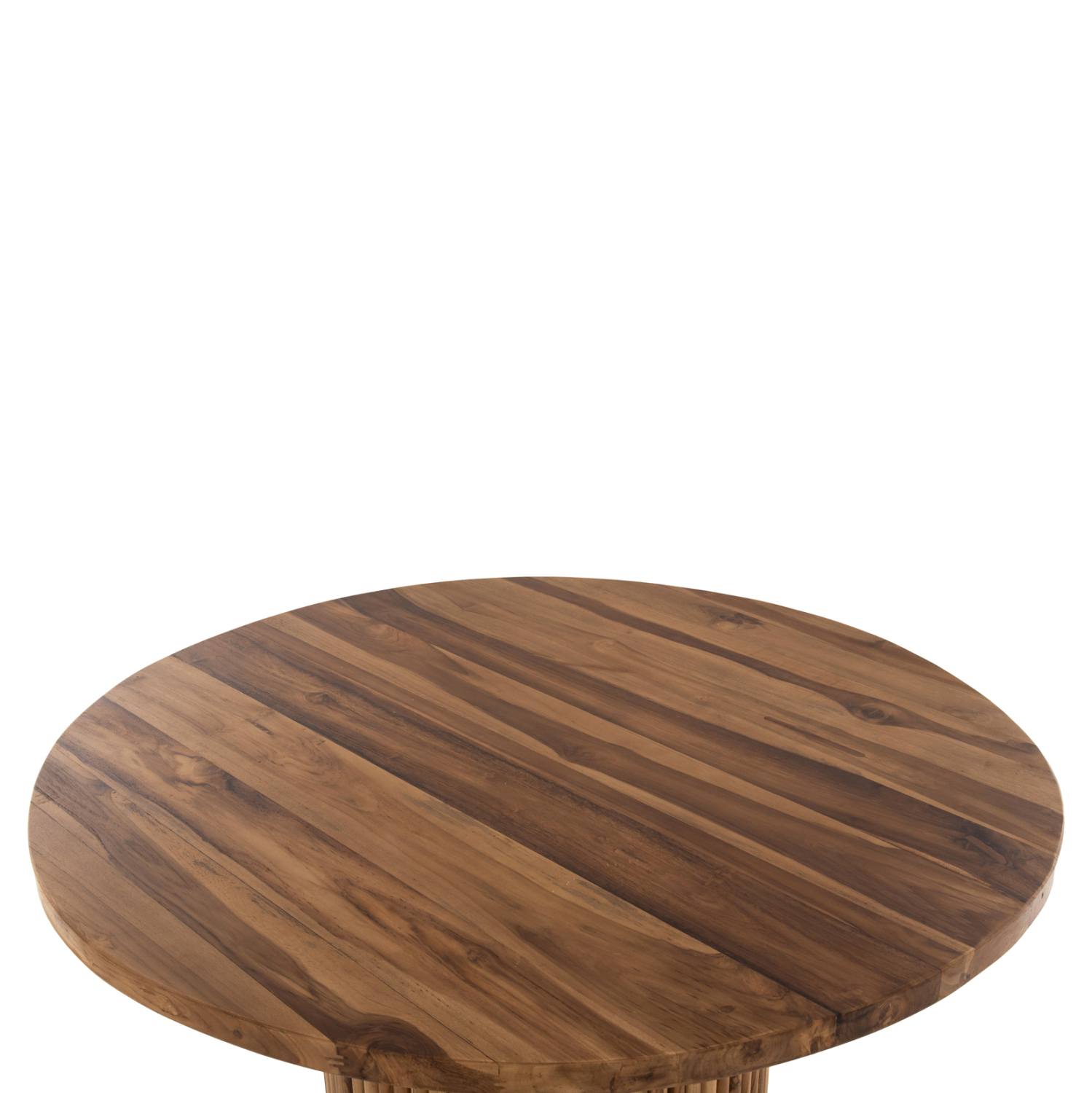 ΤΡΑΠΕΖΙ ΤΡΑΠΕΖΑΡΙΑΣ DREMA1 HM9895 ΜΑΣΙΦ ΞΥΛΟ ΤΕΑΚ Φ100X80Yεκ-3εκ.ΕΠΙΦΑΝΕΙΑ 4