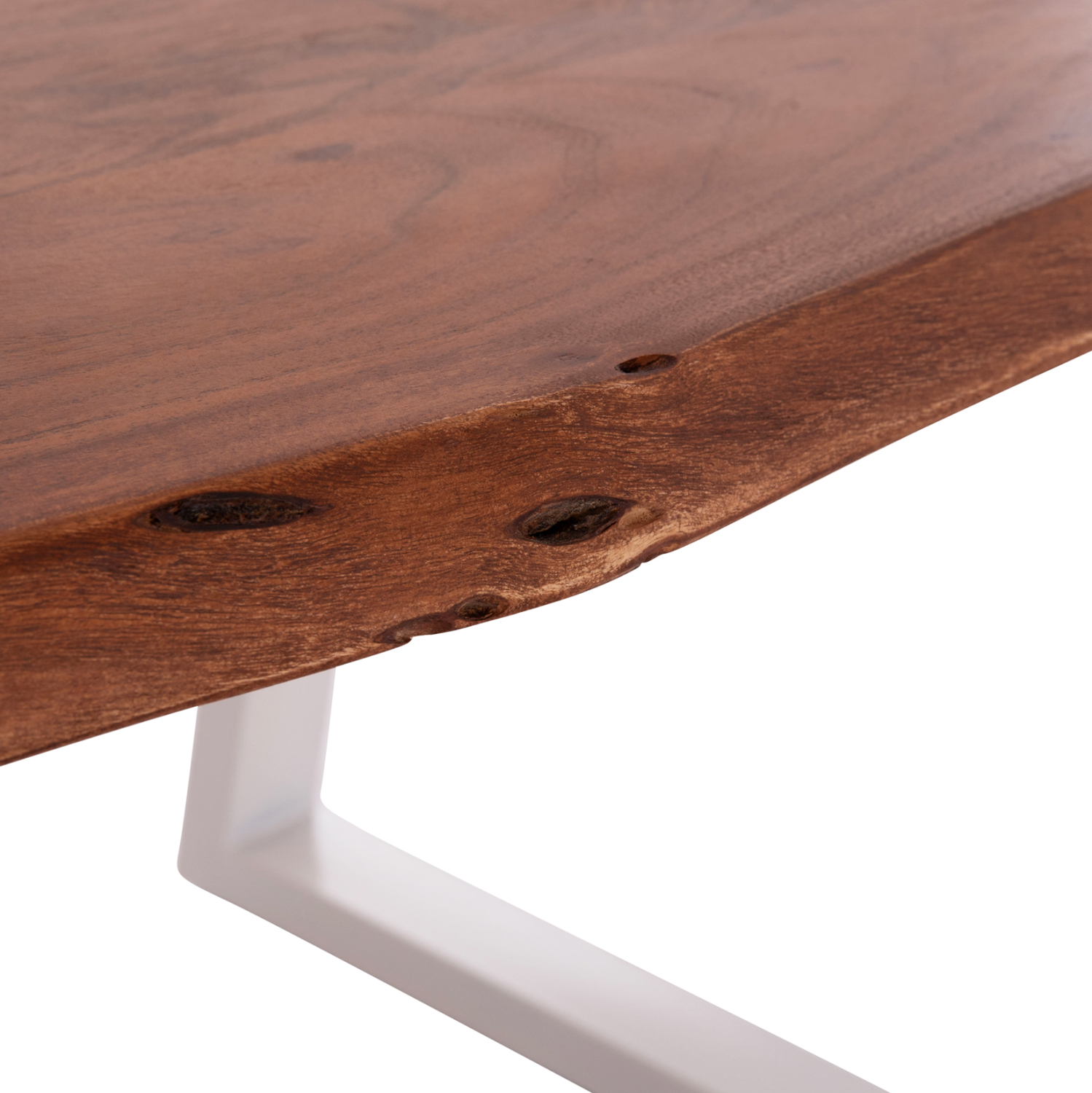 ΤΡΑΠΕΖΙ ΤΡΑΠΕΖΑΡΙΑΣ MONTANA HM8336.12 ΞΥΛΟ ΑΚΑΚΙΑΣ 4εκ.ΠΑΧΟΣ-ΛΕΥΚΑ ΠΟΔΙΑ 160X90X77Υεκ. 10