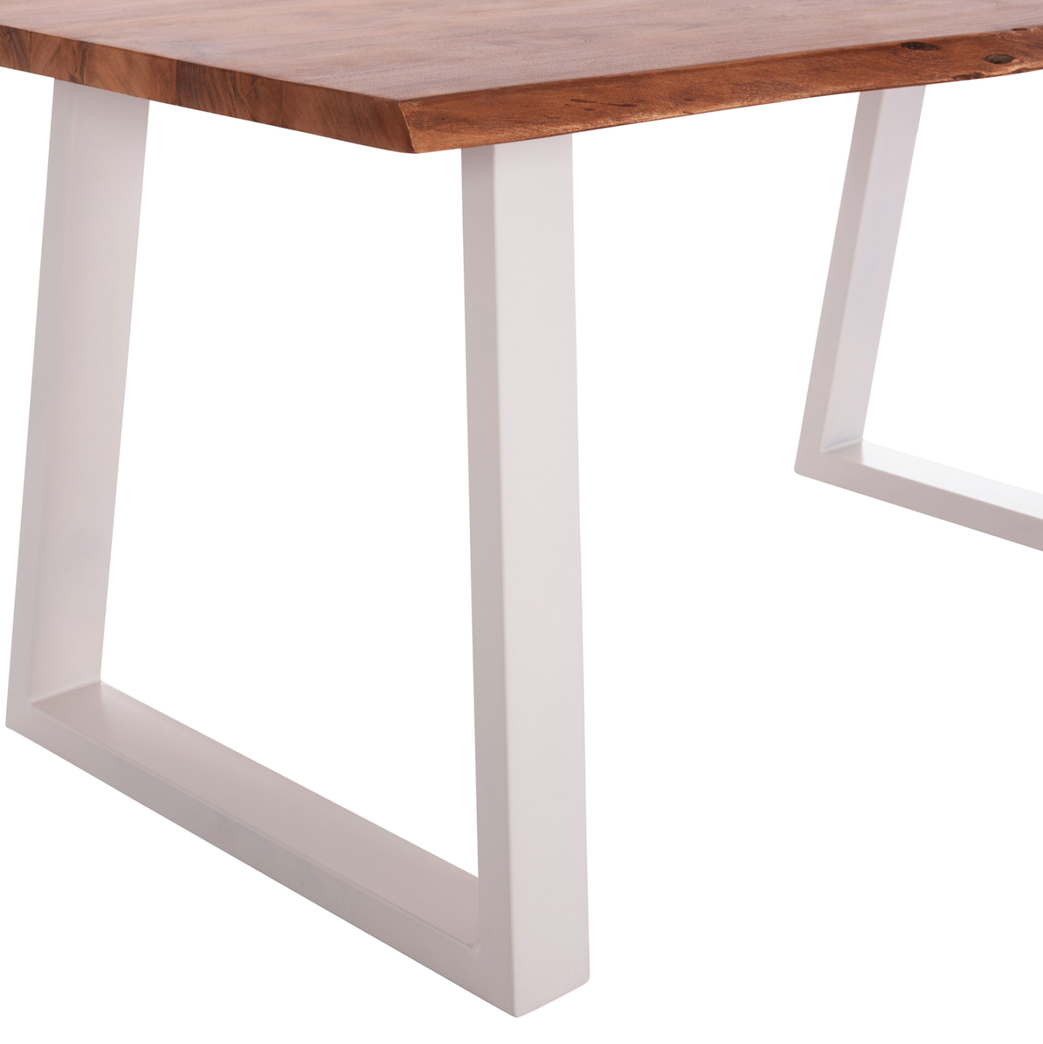 ΤΡΑΠΕΖΙ ΤΡΑΠΕΖΑΡΙΑΣ MONTANA HM8336.12 ΞΥΛΟ ΑΚΑΚΙΑΣ 4εκ.ΠΑΧΟΣ-ΛΕΥΚΑ ΠΟΔΙΑ 160X90X77Υεκ. 8