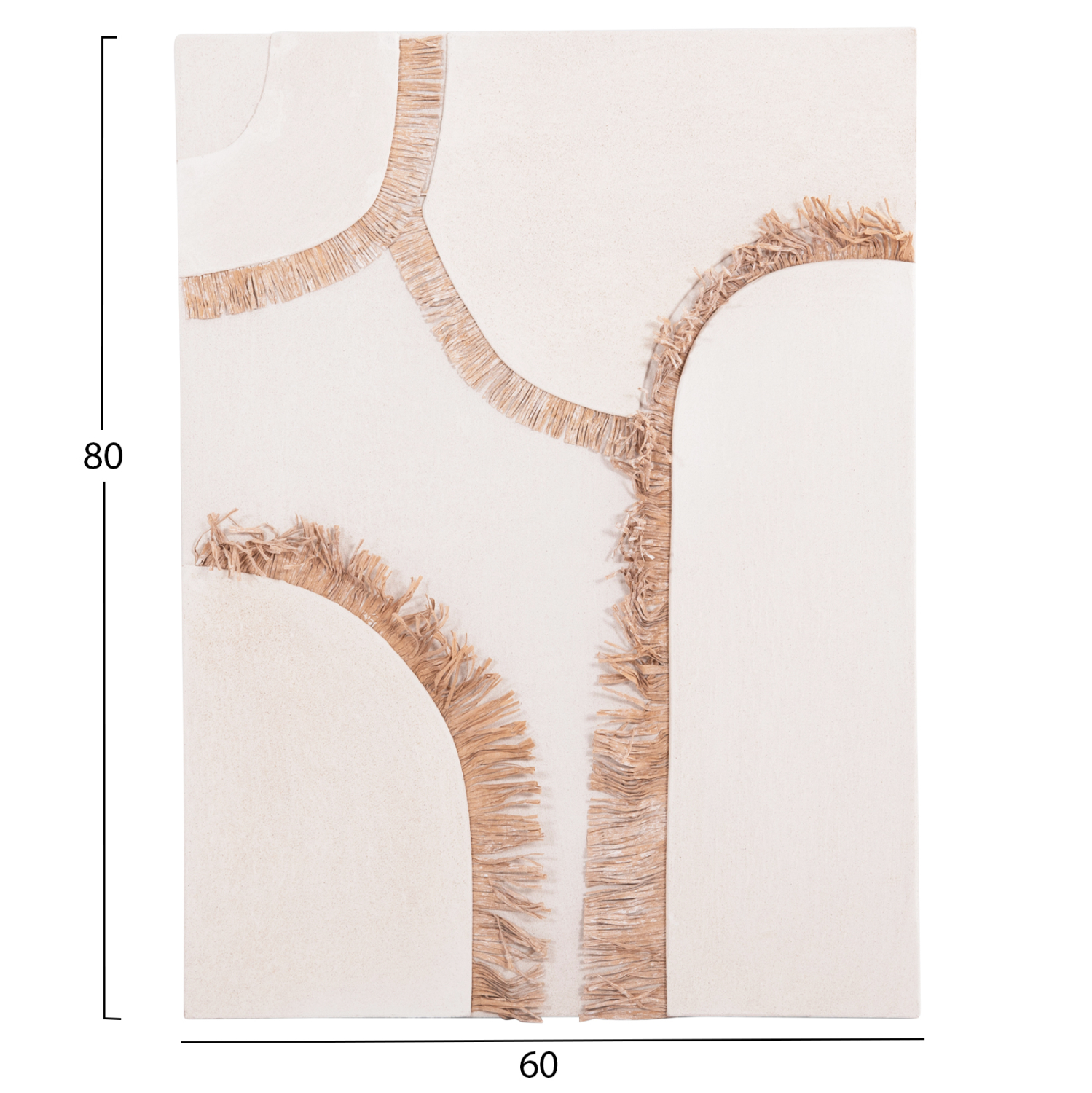 ΠΙΝΑΚΑΣ ΟΡΘΟΓΩΝΙΟΣ ΣΕΙΡΑ SANTORINI HM4532 MDF ΥΠΟΛΕΥΚΟ ΧΡΩΜΑ-ΔΙΑΚΟΣΜΗΣΗ ΜΠΕΖ 60x4,5(πάχος)x80Υεκ. 2