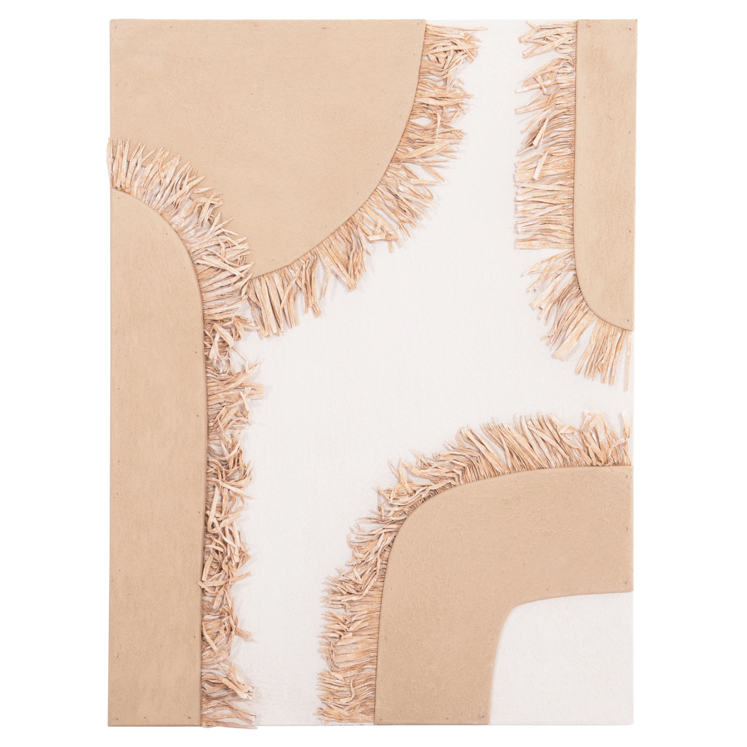 ΠΙΝΑΚΑΣ ΟΡΘΟΓΩΝΙΟΣ ΣΕΙΡΑ SANTORINI HM4533 MDF ΥΠΟΛΕΥΚΟ-ΚΑΦΕ-ΚΡΟΣΙΑ ΜΠΕΖ 60x4,5(πάχος)x80Υεκ 1