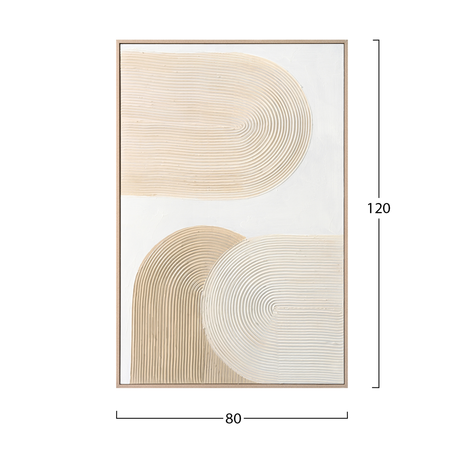 ΠΙΝΑΚΑΣ TOIXOY HM4536 ΜΕ ΚΟΡΝΙΖΑ ΜΠΕΖ-ΚΑΜΒΑΣ ΛΕΥΚΟΣ ΧΕΙΡΟΠΟΙΗΤΟΣ 80x3,5x120Υεκ. 2