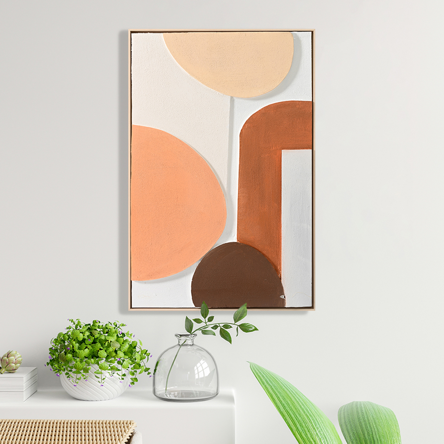 ΠΙΝΑΚΑΣ ΤΟΙΧΟΥ 3D FLUO HM4543.01 ΜΕ ΚΟΡΝΙΖΑ ΜΠΕΖ-ΧΕΙΡΟΠΟΙΗΤΑ ΣΧΕΔΙΑ 60x4,5Χ90Υεκ. 3