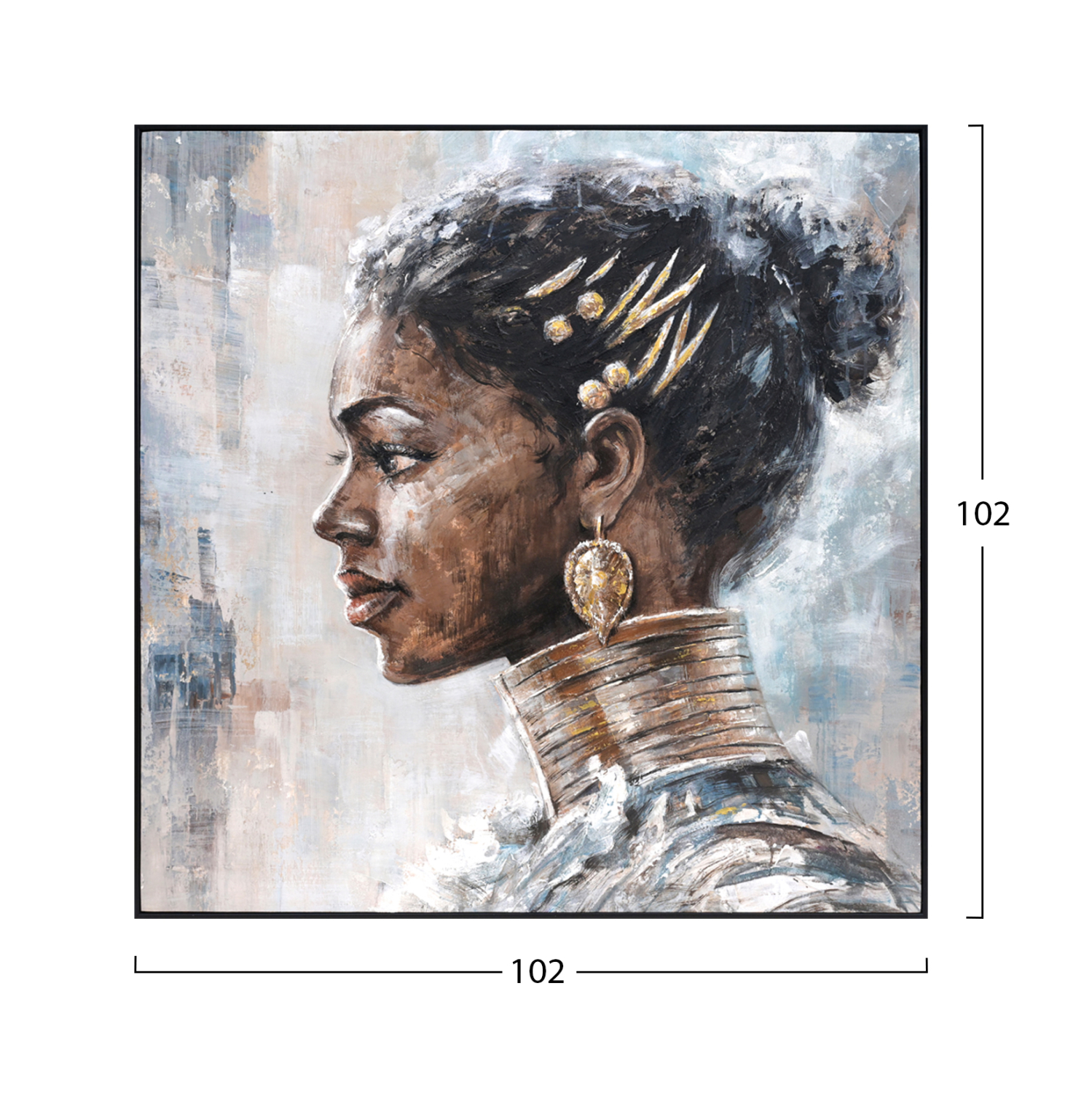 ΠΙΝΑΚΑΣ TOIXOY ΤΕΤΡΑΓΩΝΟΣ MARIP HM4544 ΚΟΡΝΙΖΑ ΜΑΥΡΗ-ΚΑΜΒΑΣ ΕΚΤΥΠΩΣΗ 102x4,5x102Υεκ 2