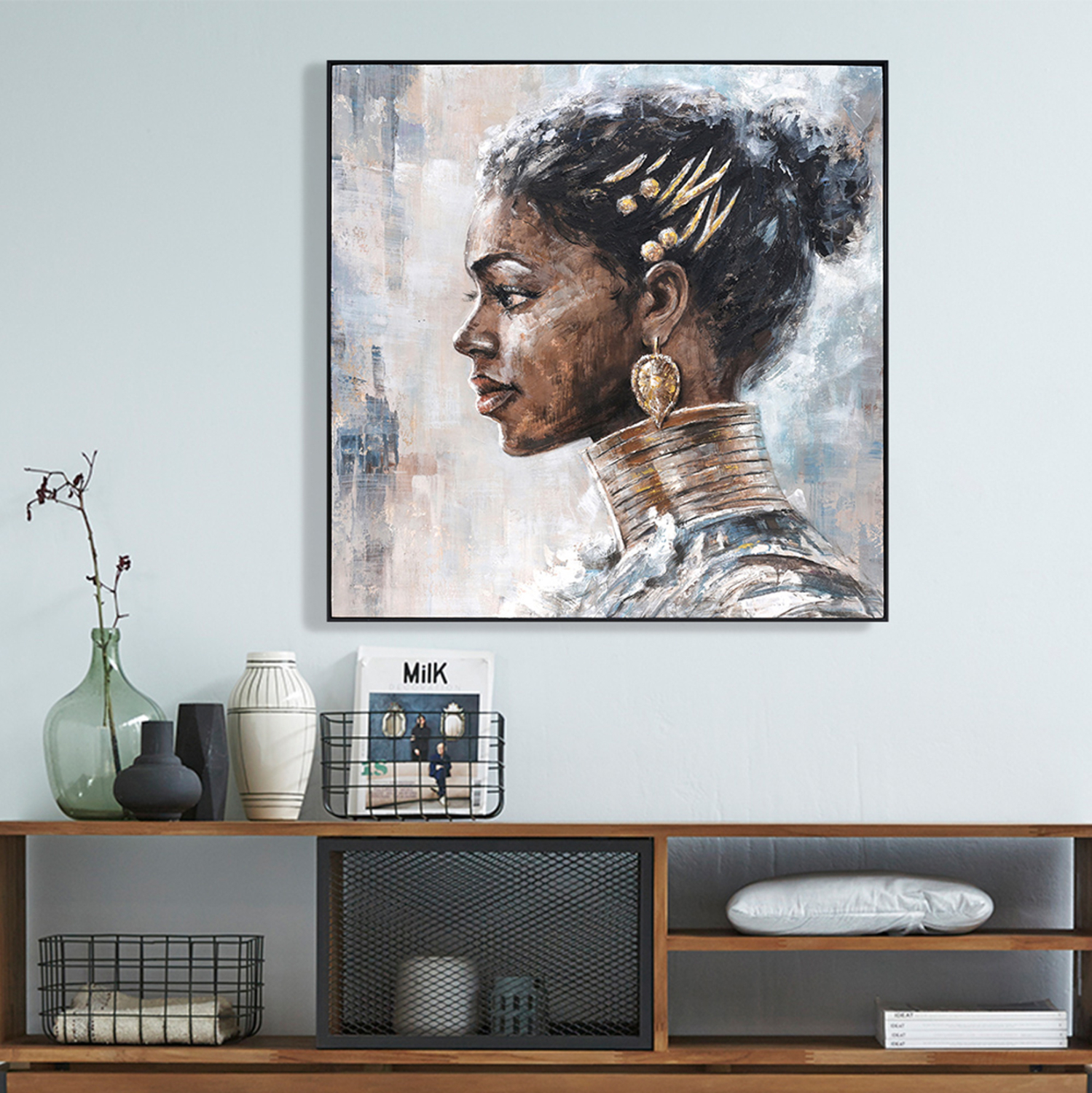 ΠΙΝΑΚΑΣ TOIXOY ΤΕΤΡΑΓΩΝΟΣ MARIP HM4544 ΚΟΡΝΙΖΑ ΜΑΥΡΗ-ΚΑΜΒΑΣ ΕΚΤΥΠΩΣΗ 102x4,5x102Υεκ 3