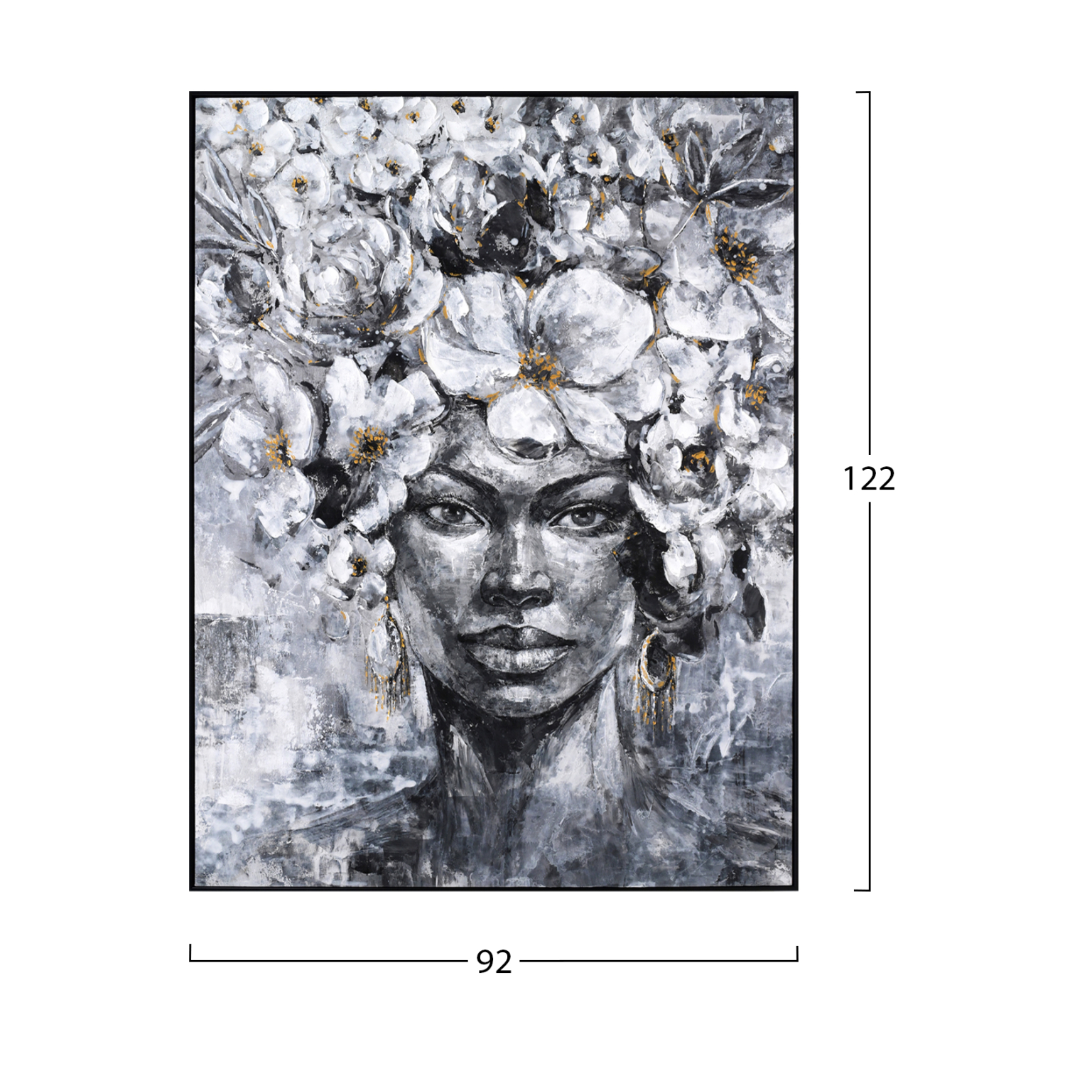 ΠΙΝΑΚΑΣ TOIXOY MARIP HM4545 ΚΟΡΝΙΖΑ ΜΑΥΡΗ-ΚΑΜΒΑΣ ΕΚΤΥΠΩΣΗ 92x4,5x122Υεκ 2