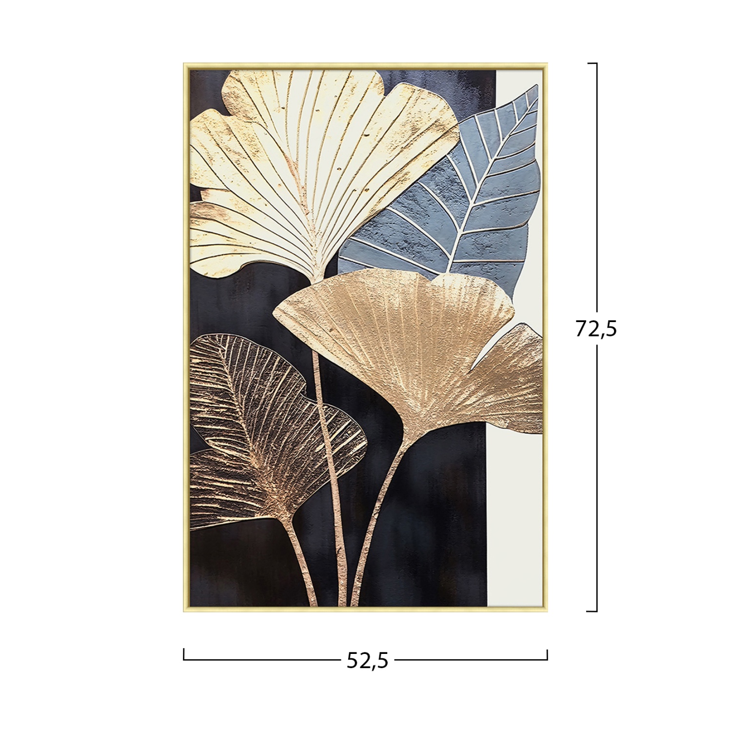 ΠΙΝΑΚΑΣ TOIXOY TROPICO HM4546.01 ΚΟΡΝΙΖΑ ΜΠΕΖ-ΚΑΜΒΑΣ ΕΚΤΥΠΩΣΗ 52,5x2,8x72,5Υεκ. 2