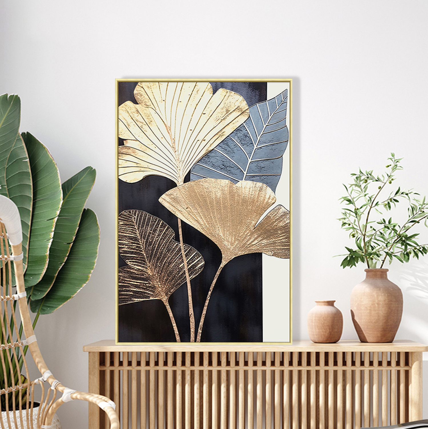 ΠΙΝΑΚΑΣ TOIXOY TROPICO HM4546.01 ΚΟΡΝΙΖΑ ΜΠΕΖ-ΚΑΜΒΑΣ ΕΚΤΥΠΩΣΗ 52,5x2,8x72,5Υεκ. 3