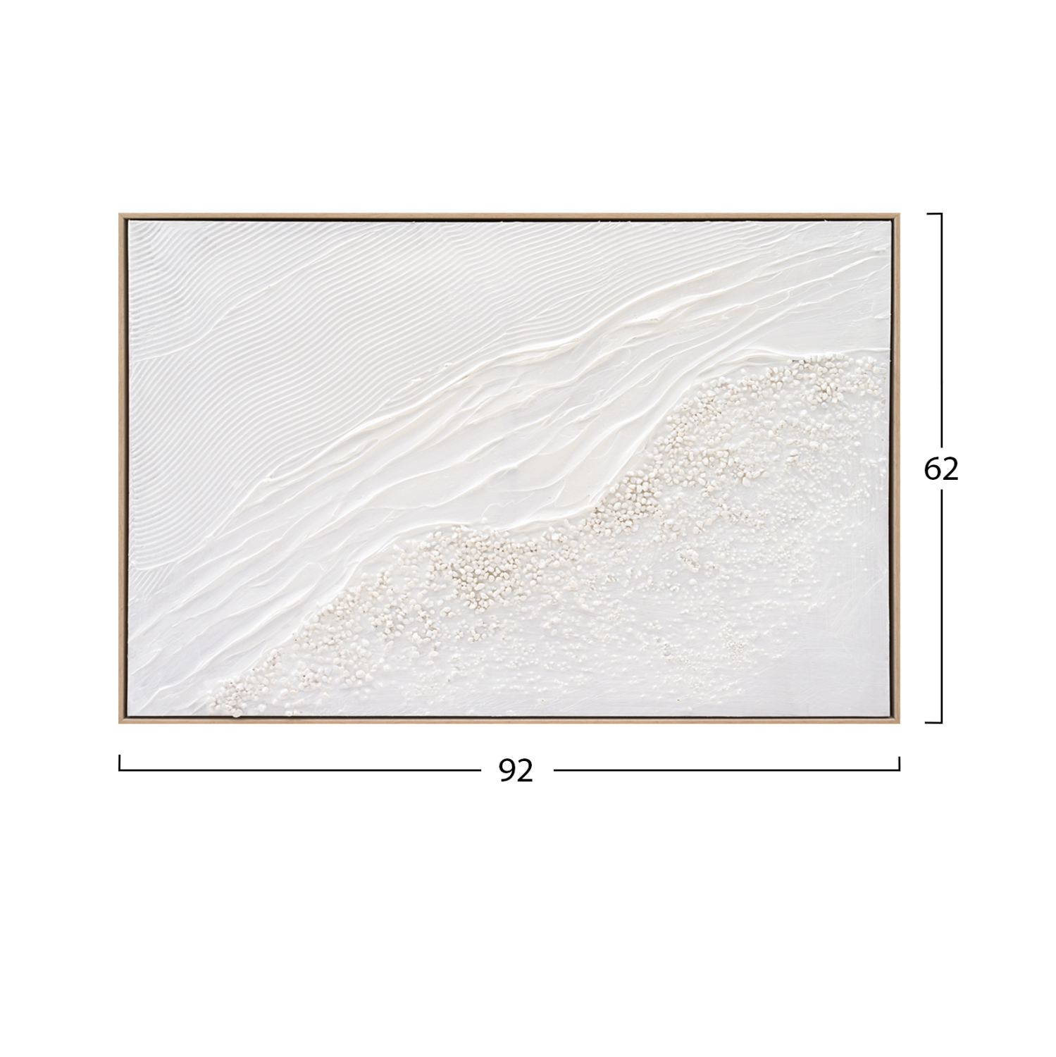 ΠΙΝΑΚΑΣ TOIXOY SEDIMENT HM4555 ΜΕ ΚΟΡΝΙΖΑ ΜΠΕΖ-ΚΑΜΒΑΣ ΣΕ ΛΕΥΚΕΣ ΑΠΟΧΡΩΣΕΙΣ 92x4,5x62Υεκ. 2