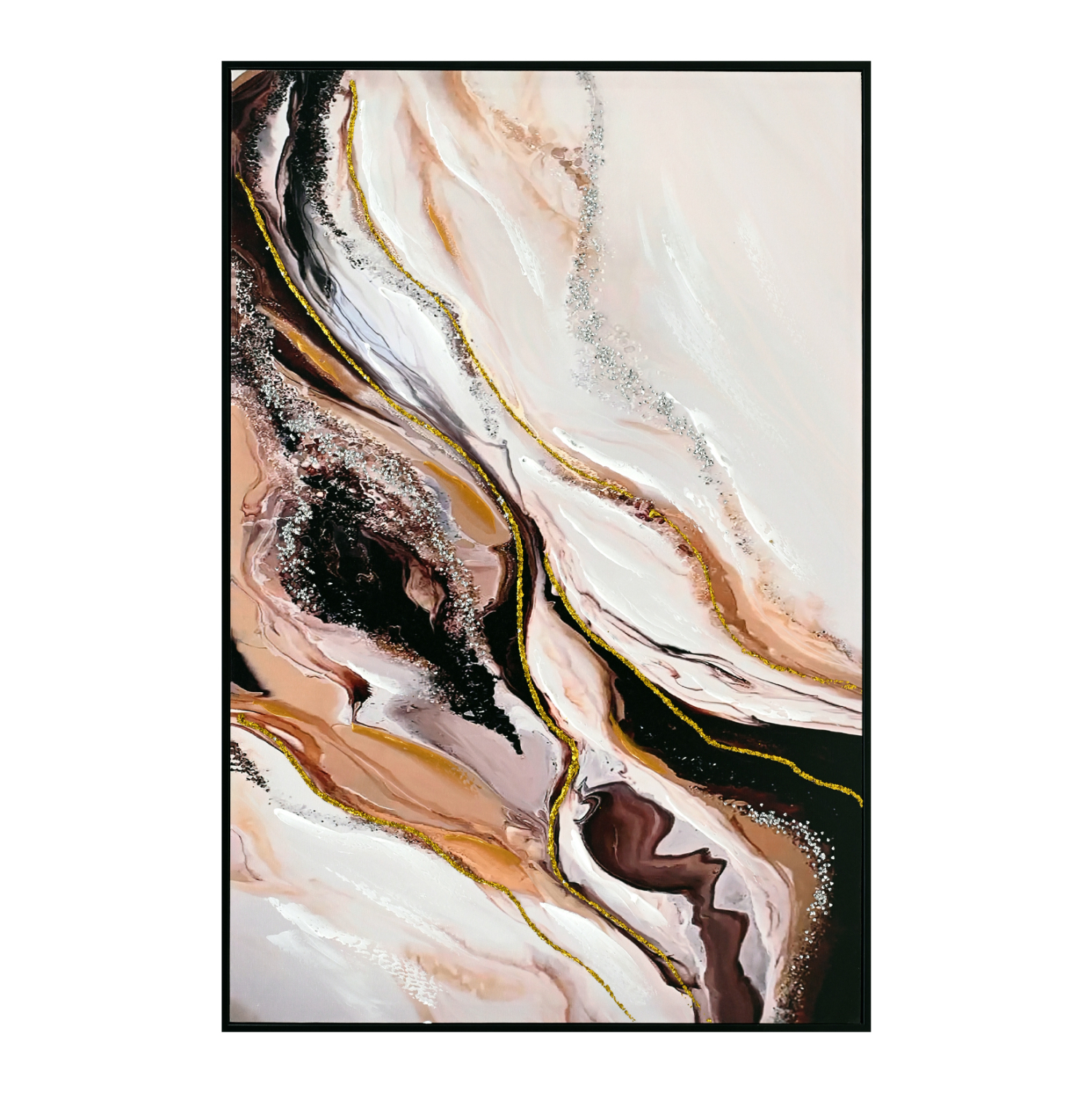 ΠΙΝΑΚΑΣ TOIXOY HM4560 ΜΕ ΚΟΡΝΙΖΑ ΜΑΥΡΗ-ΚΑΜΒΑΣ ΕΚΤΥΠΩΣΗ ABSTRACT 62x4x92Υεκ. 1