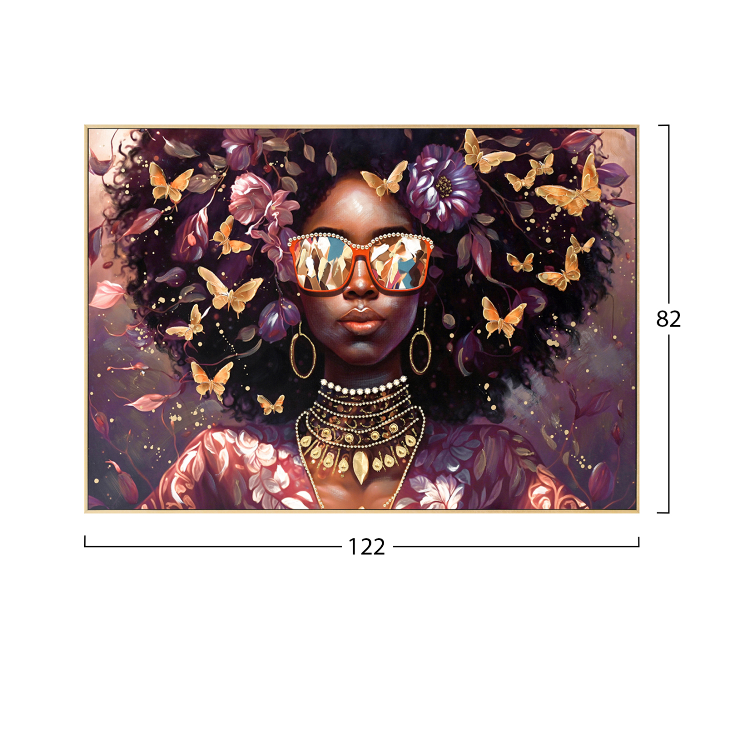 ΠΙΝΑΚΑΣ TOIXOY MARIP HM4569 ΜΕ ΚΟΡΝΙΖΑ ΜΠΕΖ-ΚΑΜΒΑΣ ΕΚΤΥΠΩΣΗ 122x4,5x82Υεκ. 2