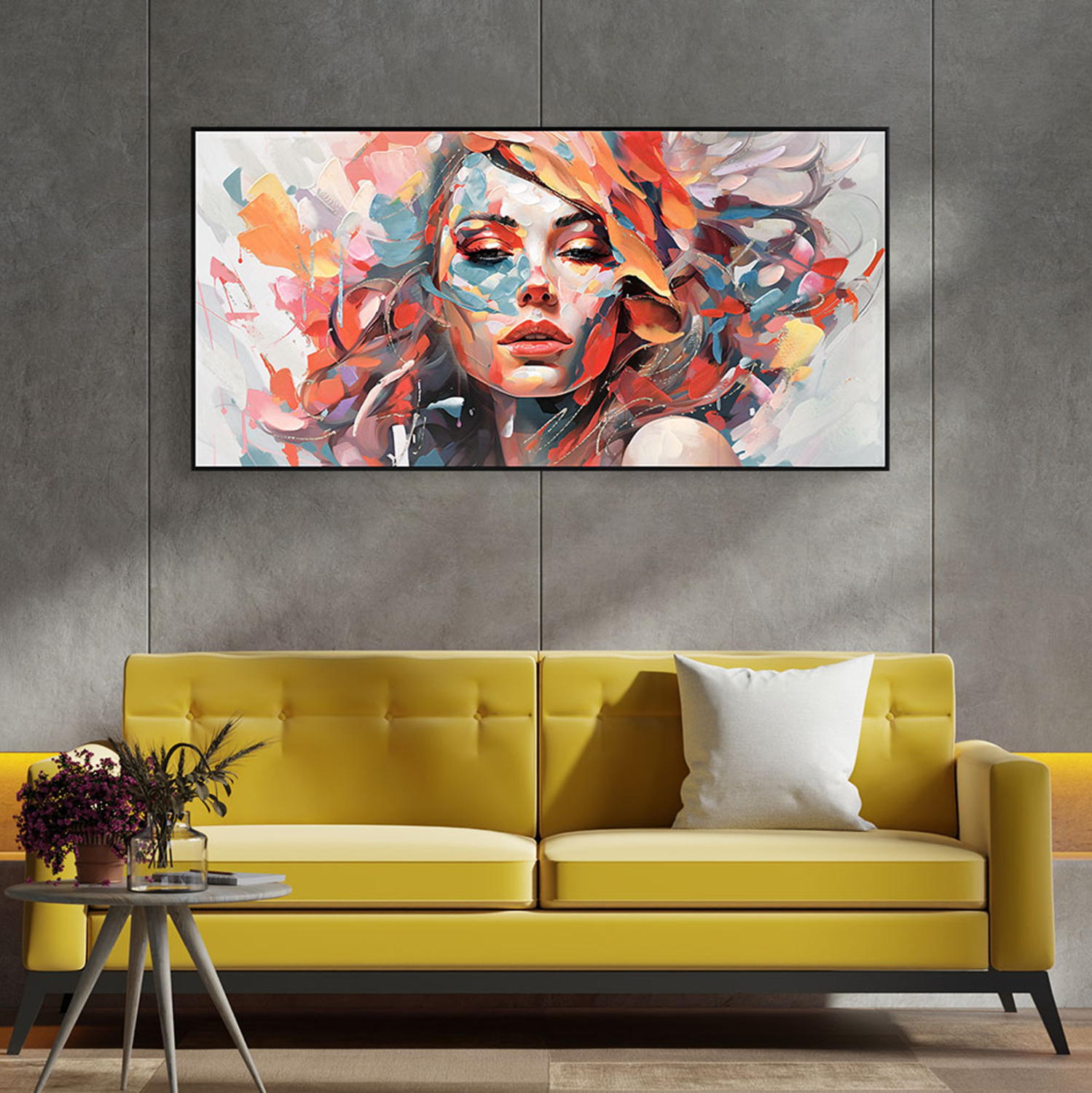 ΠΙΝΑΚΑΣ TOIXOY MARIP HM4570 ΜΕ ΚΟΡΝΙΖΑ ΜΑΥΡΗ-ΚΑΜΒΑΣ ΕΚΤΥΠΩΣΗ 122x4,5x62Υεκ. 3