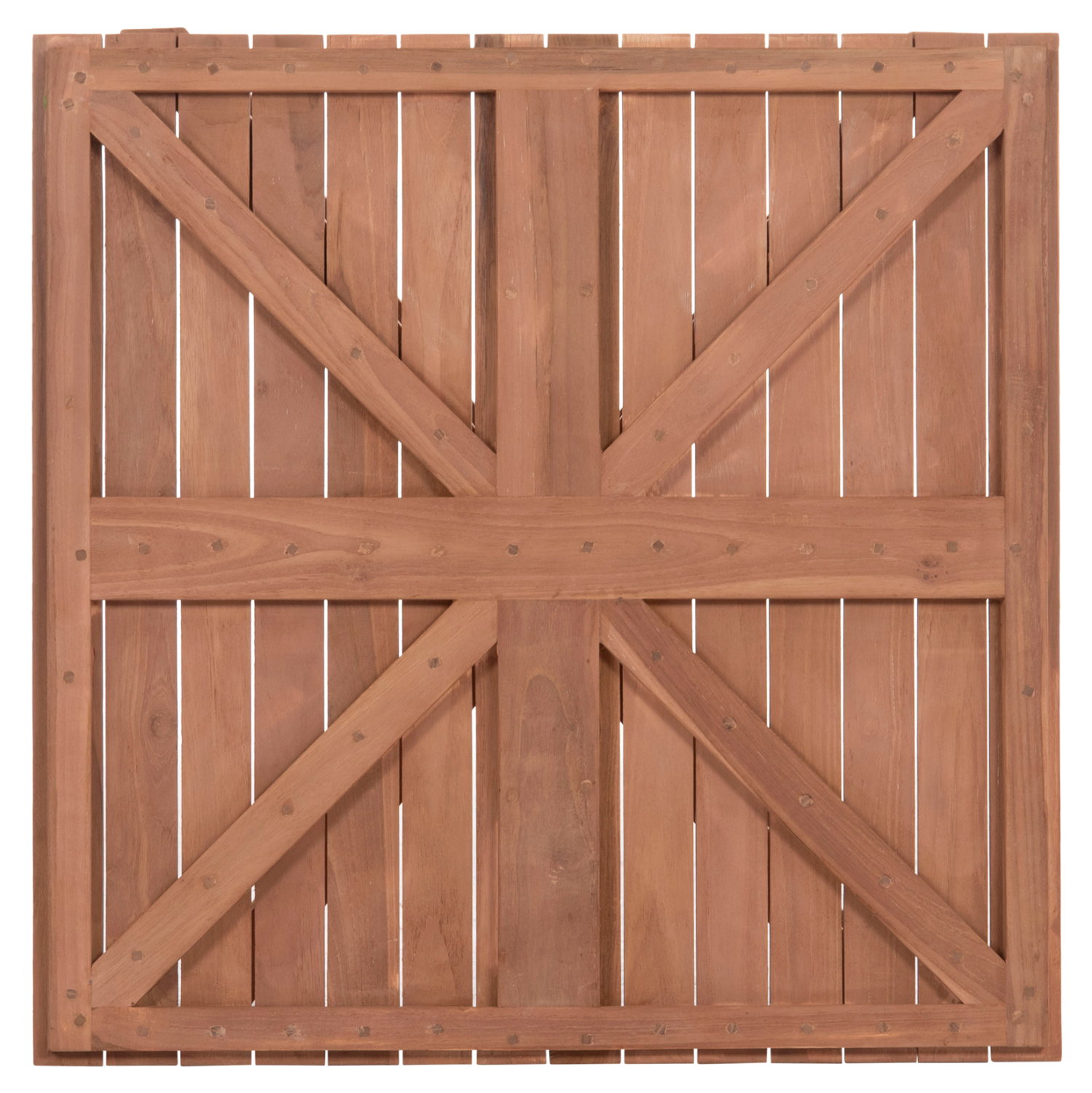 ΕΠΙΦΑΝΕΙΑ ΤΡΑΠΕΖΙΟΥ ΤΕΤΡΑΓΩΝΗ HM18136 ΞΥΛΟ TEAK--ΦΥΣΙΚΟ 70x70x4(πάχος)εκ. 8