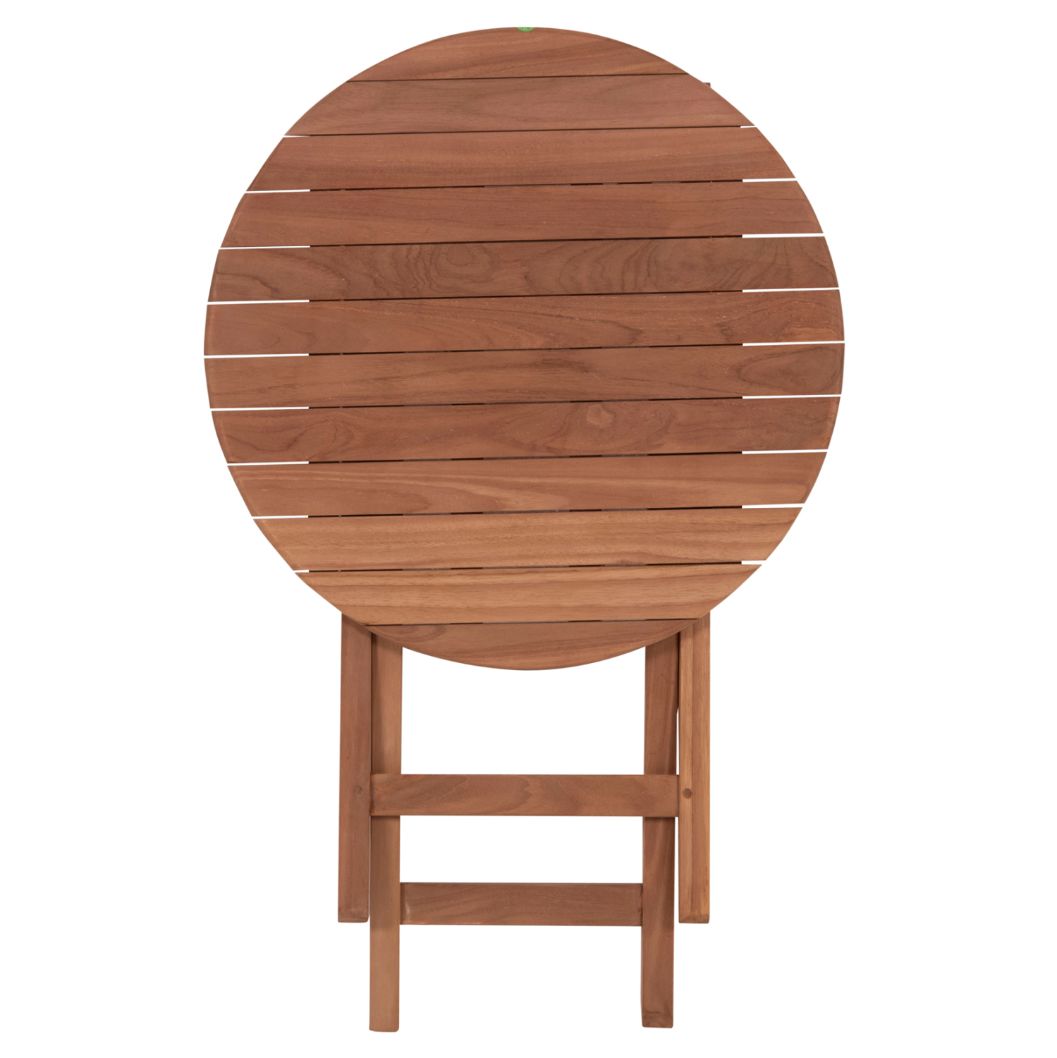ΤΡΑΠΕΖΙ ΣΚΗΝΟΘΕΤΗ ΣΤΡΟΓΓΥΛΟ HEIDEL HM18120 ΞΥΛΟ TEAK--ΦΥΣΙΚΟ Φ60x75Υεκ. 6