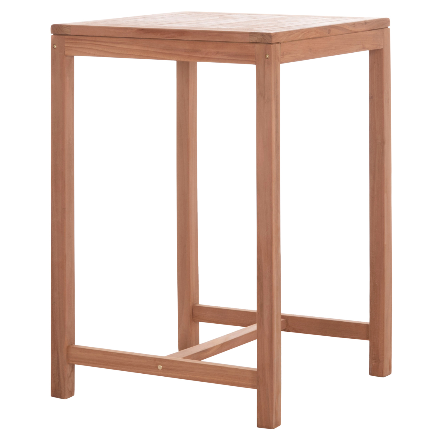 ΤΡΑΠΕΖΙ ΜΠΑΡ ΤΕΤΡΑΓΩΝΟ PRESSCOT HM18113 ΞΥΛΟ TEAK ΣΕ ΦΥΣΙΚΟ 70x70x105Υεκ. 5