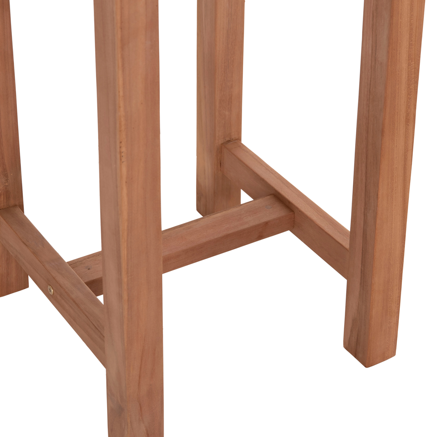 ΤΡΑΠΕΖΙ/ΣΤΑΝΤ ΜΠΑΡ ΣΤΡΟΓΓΥΛΟ PRESSCOT HM18114 ΞΥΛΟ TEAK--ΦΥΣΙΚΟ Φ60x105Υεκ. 7