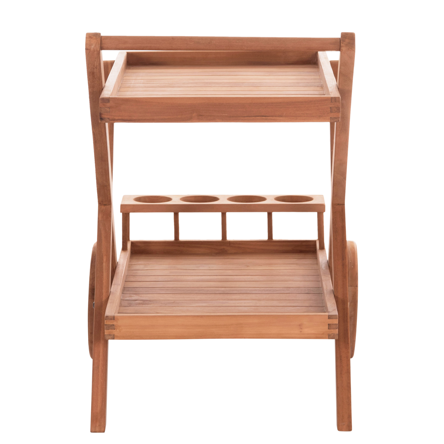 ΔΙΣΚΟΣ ΣΕΡΒΙΡΙΣΜΑΤΟΣ ΣΕ ΤΡΟΛΕΥ ALFRED HM4579 ΞΥΛΟ TEAK--ΦΥΣΙΚΟ 86x56x80Υεκ. 4