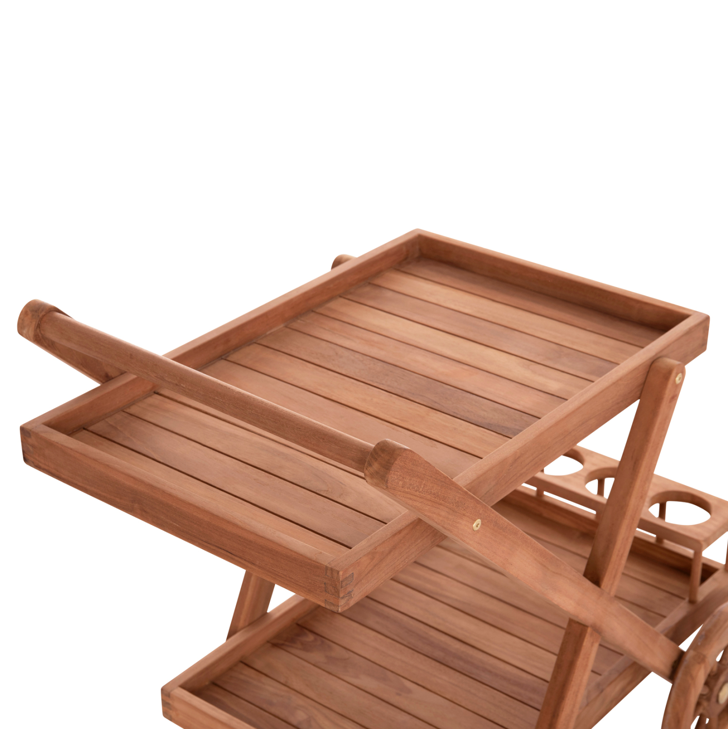 ΔΙΣΚΟΣ ΣΕΡΒΙΡΙΣΜΑΤΟΣ ΣΕ ΤΡΟΛΕΥ ALFRED HM4579 ΞΥΛΟ TEAK--ΦΥΣΙΚΟ 86x56x80Υεκ. 5