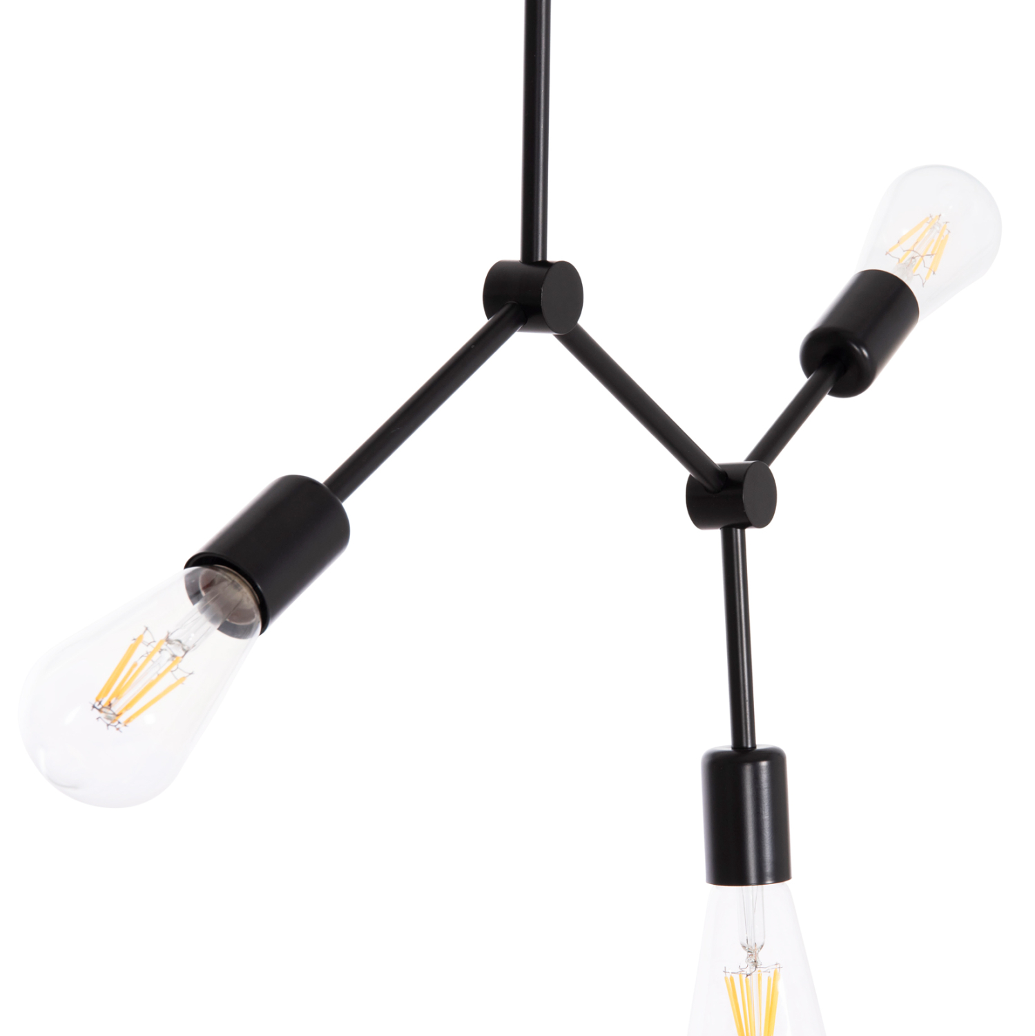 ΦΩΤΙΣΤΙΚΟ ΟΡΟΦΗΣ 3-ΦΩΤΟ LIGHTY HM7404.11 ΜΕΤΑΛΛΟ ΣΕ ΜΑΥΡΟ 52x5x48Υεκ. 5