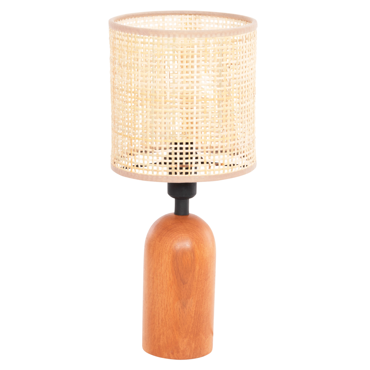 ΕΠΙΤΡΑΠΕΖΙΟ ΦΩΤΙΣΤΙΚΟ LYKTUR HM4709 ΜΠΕΖ ΚΑΠΕΛΟ WICKER-ΞΥΛΙΝΗ ΒΑΣΗ Φ15,5x35,5Υεκ. 1